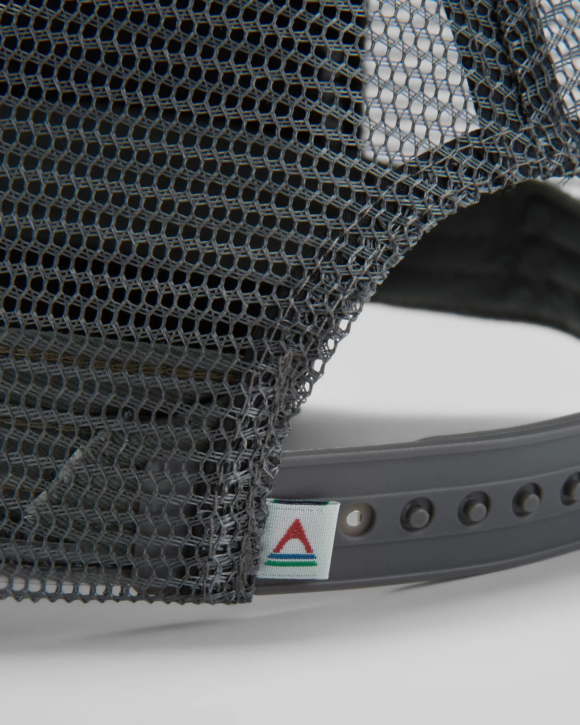 Heritage Mesh Snapback Cap - Storm Grey/ Black - Image 4