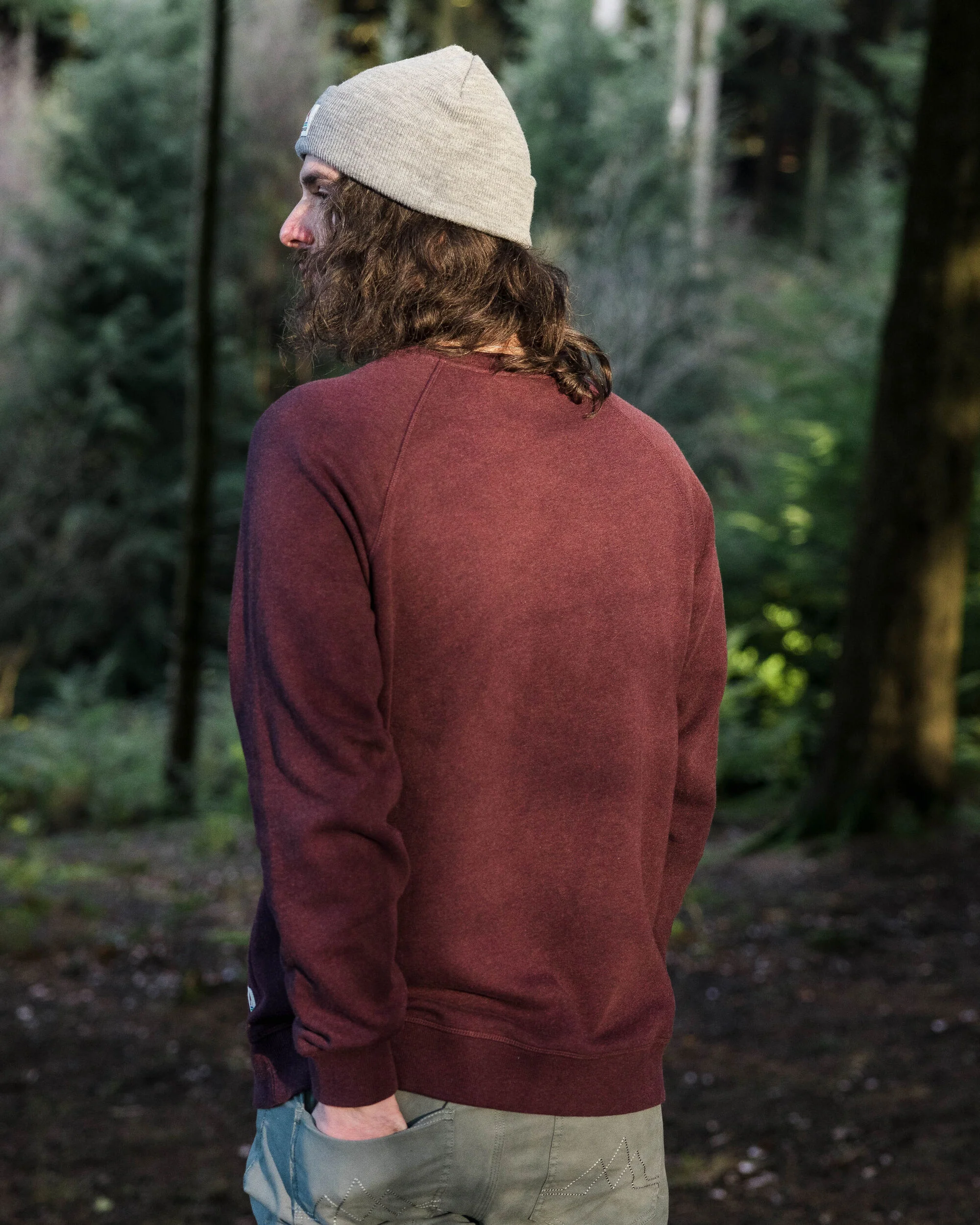 Heritage Men's Sweatshirt - Wine Marl - Image 4
