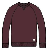 Heritage Men's Sweatshirt - Wine Marl - Image 9
