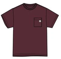 Heritage Organic Relaxed Fit T-Shirt - Wine Marl - Image 6