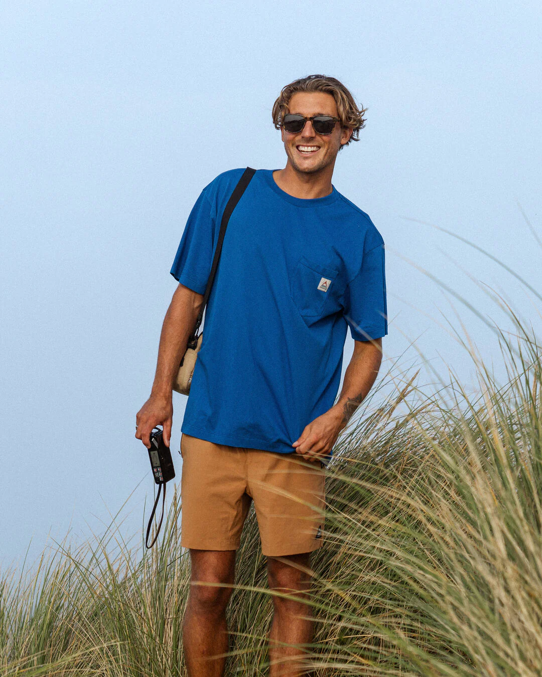 Heritage Relaxed Fit T-Shirt - True Blue - Image 4