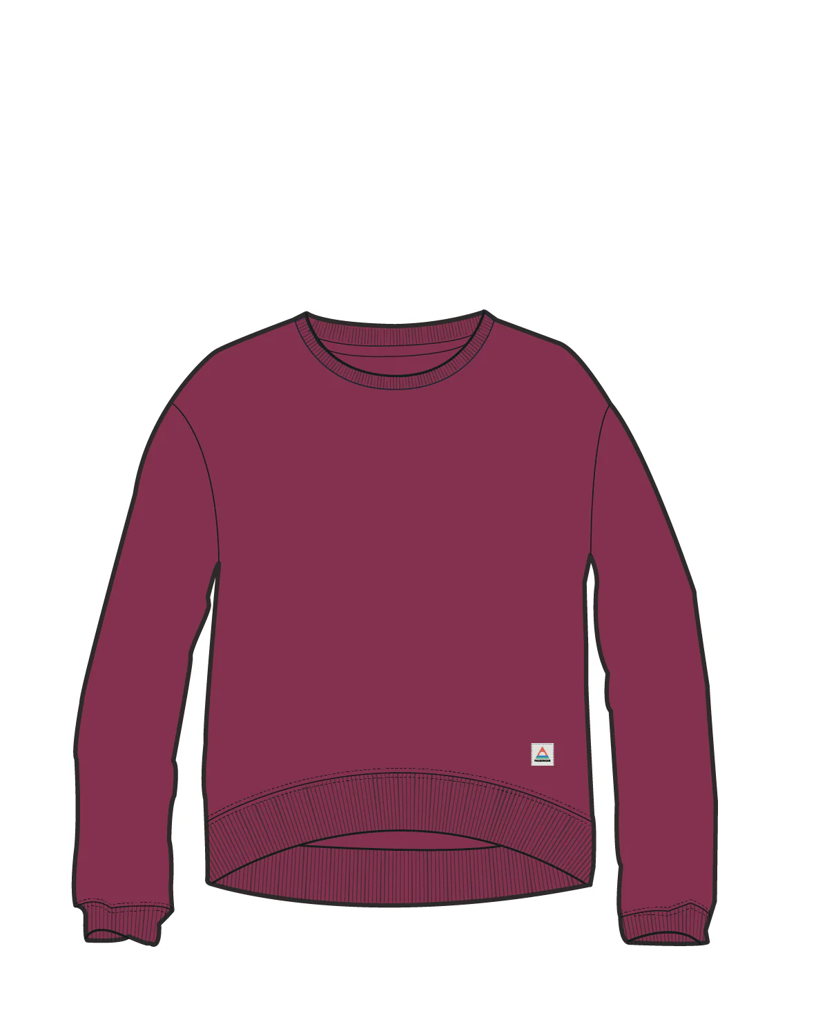 Heritage Women's Sweatshirt - Cranberry - Image 7
