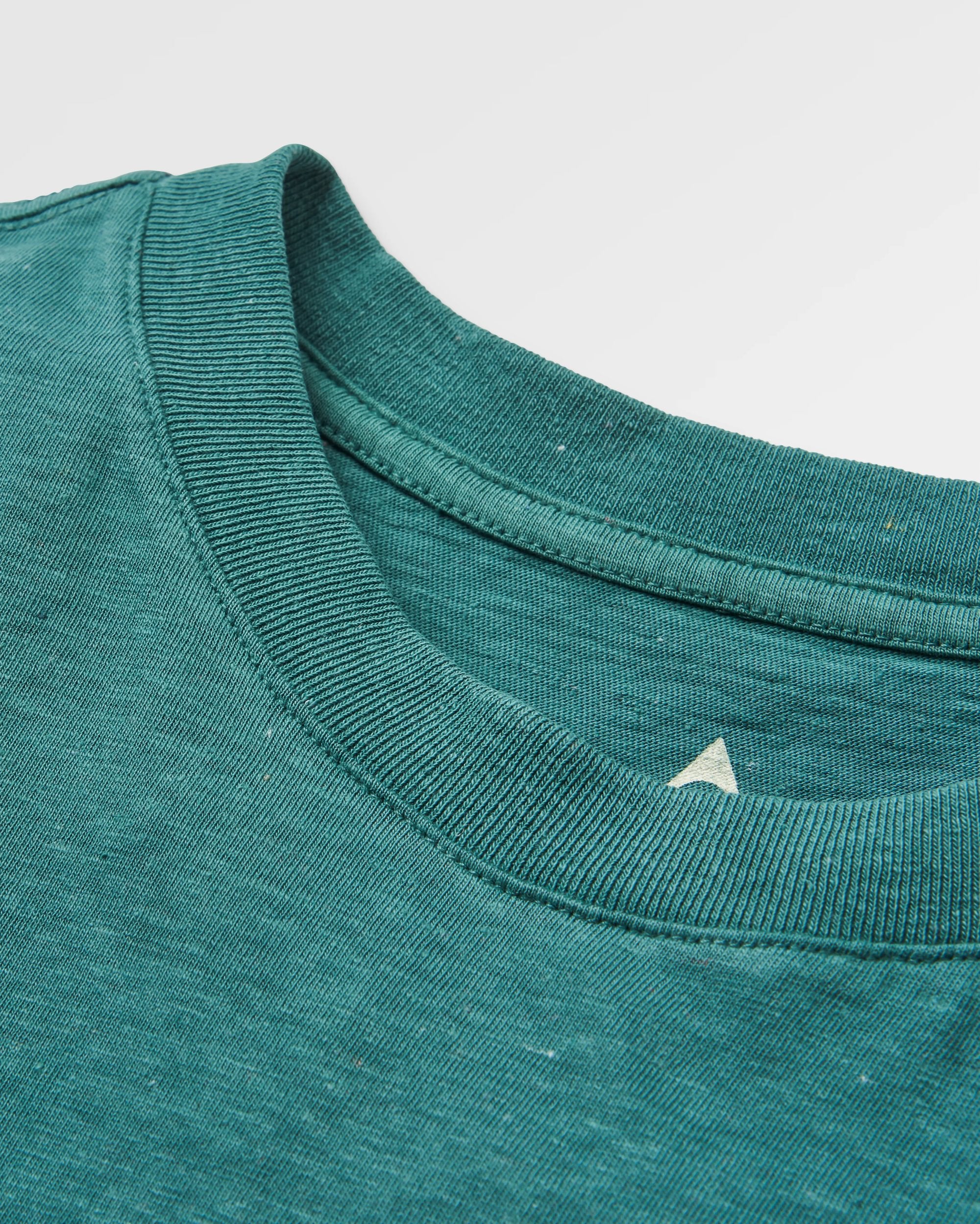 Heritage Organic Relaxed Fit T-Shirt - Deep Ocean Marl - Image 4