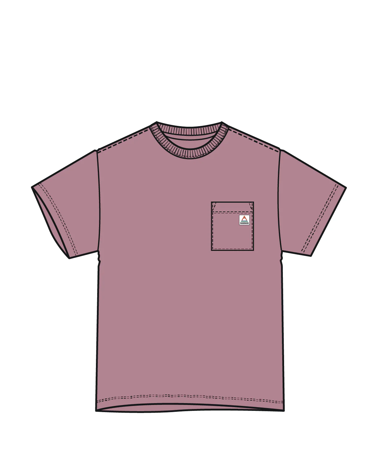 Heritage Organic Relaxed Fit T-Shirt - Pink Haze - Image 6