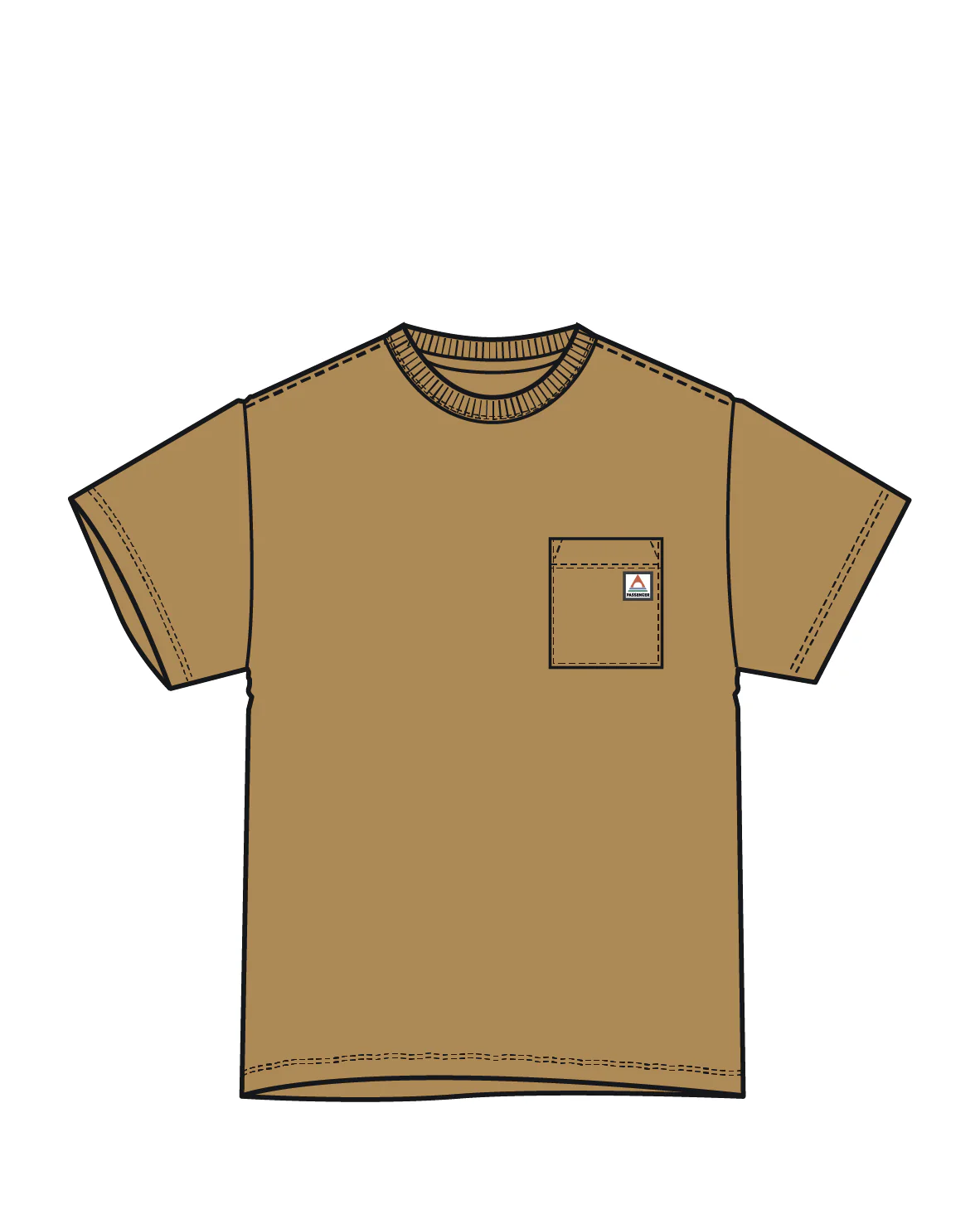 Heritage Organic Relaxed Fit T-Shirt - Spruce Yellow Marl - Image 6