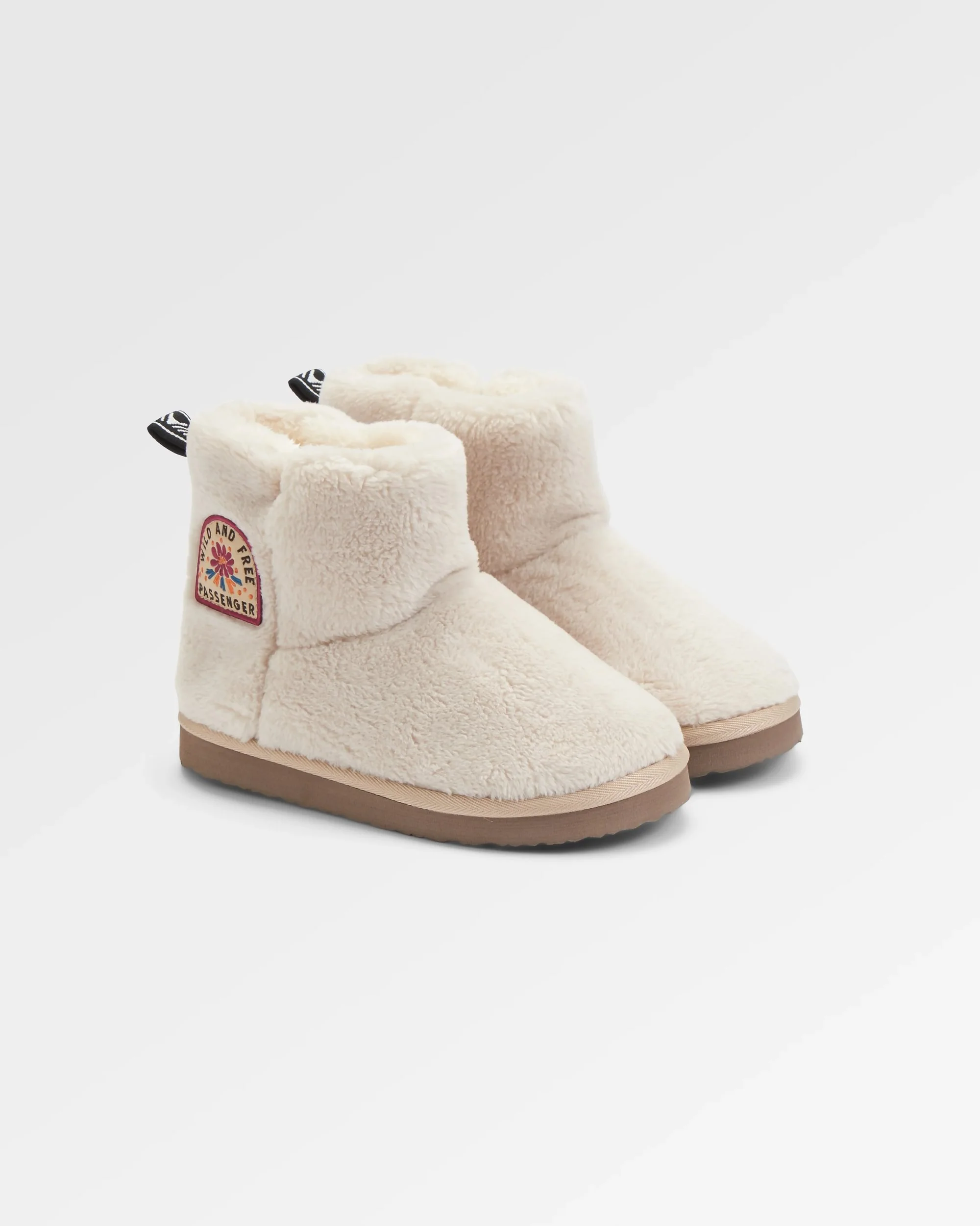Hideaway Hut Sherpa Fleece Slipper - Birch - Image 2