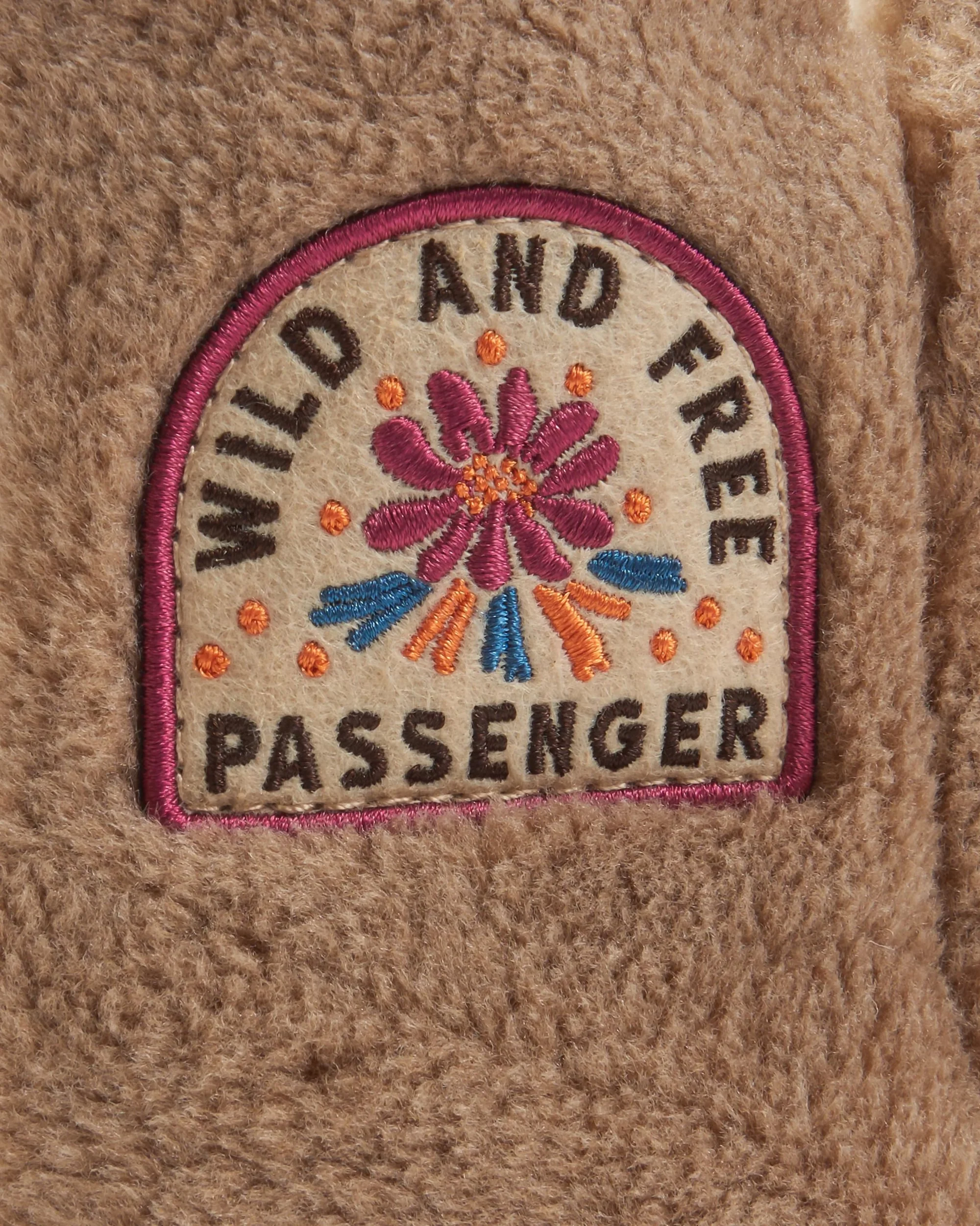 Hideaway Hut Sherpa Fleece Slipper - Biscuit - Image 5