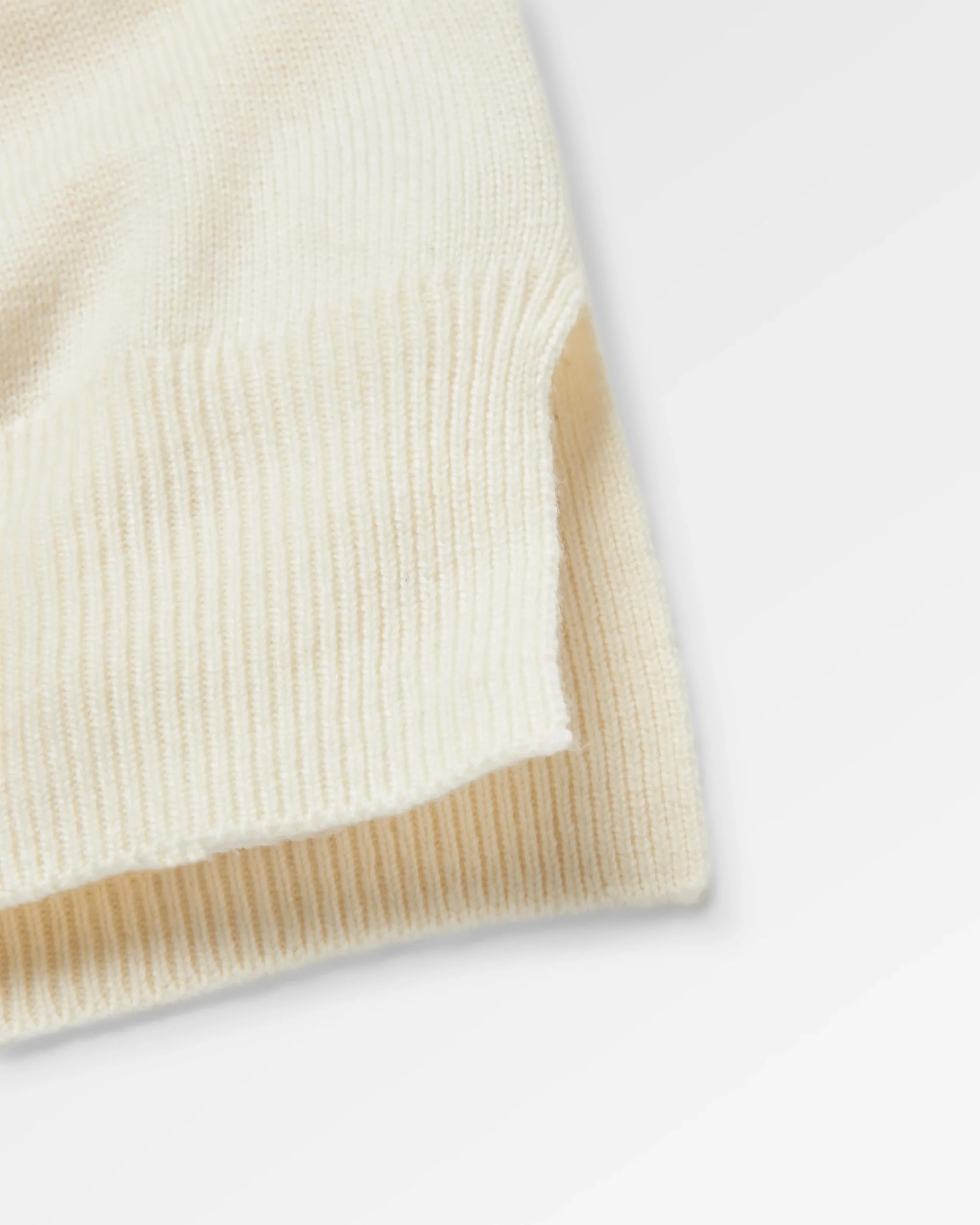 Hideout Oversized Knitted Jumper - Off White - Image 5