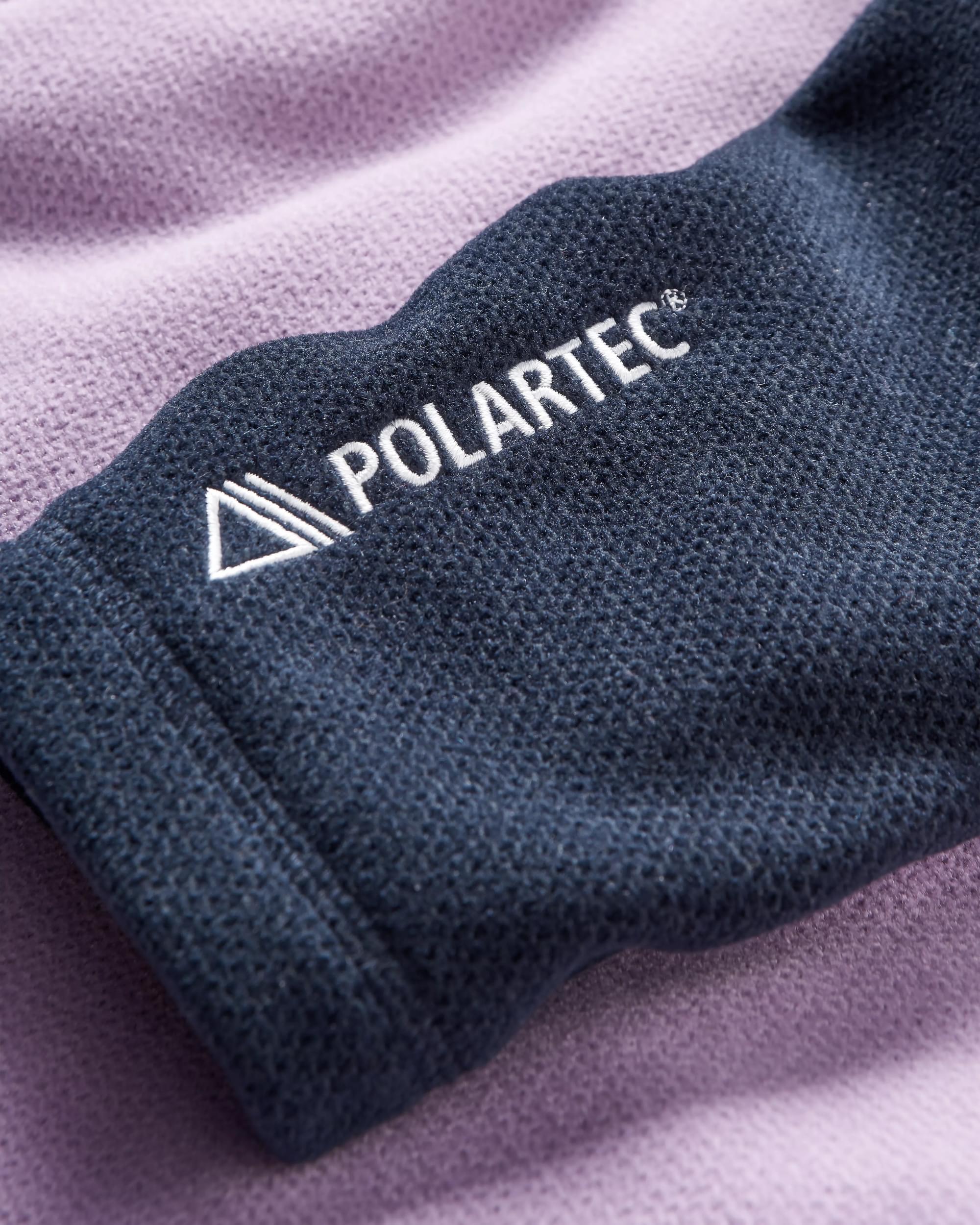 Men's Highland Polartec® Fleece - Lilac/ Deep Navy - Image 7