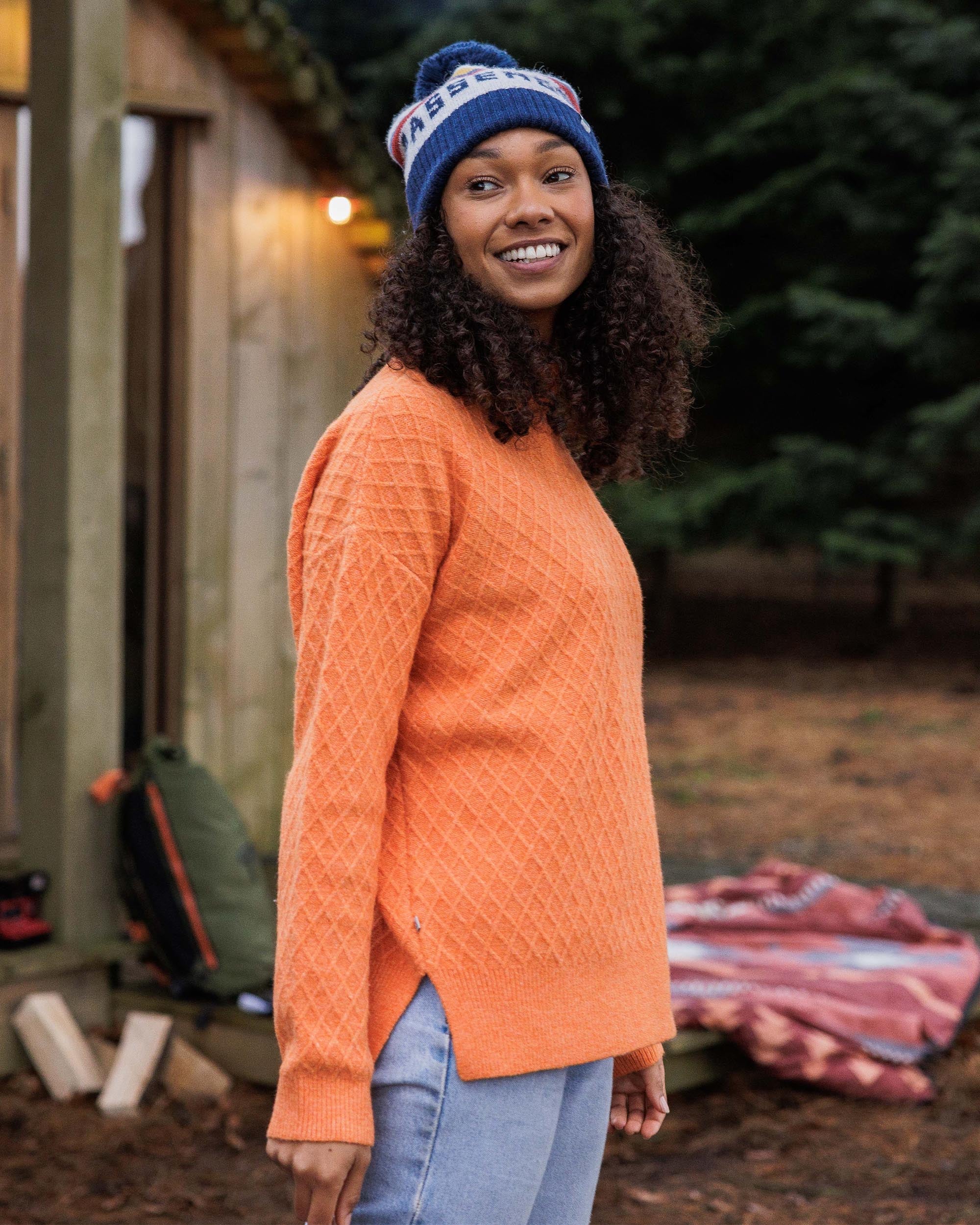 Hinterland Knitted Jumper - Apricot - Image 6