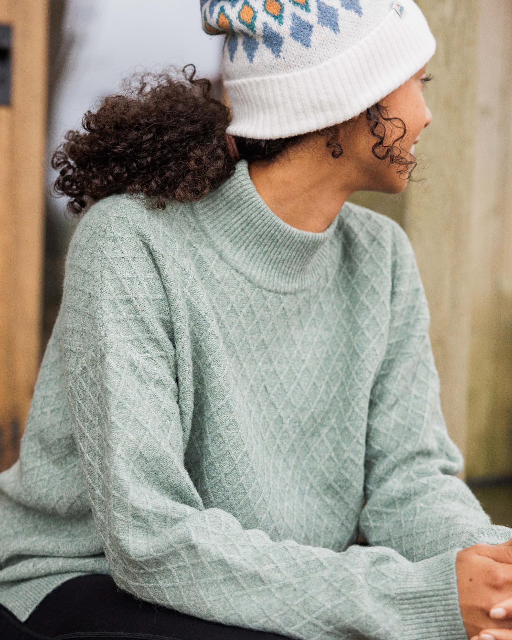 Hinterland Knitted Jumper - Pistachio - Image 2