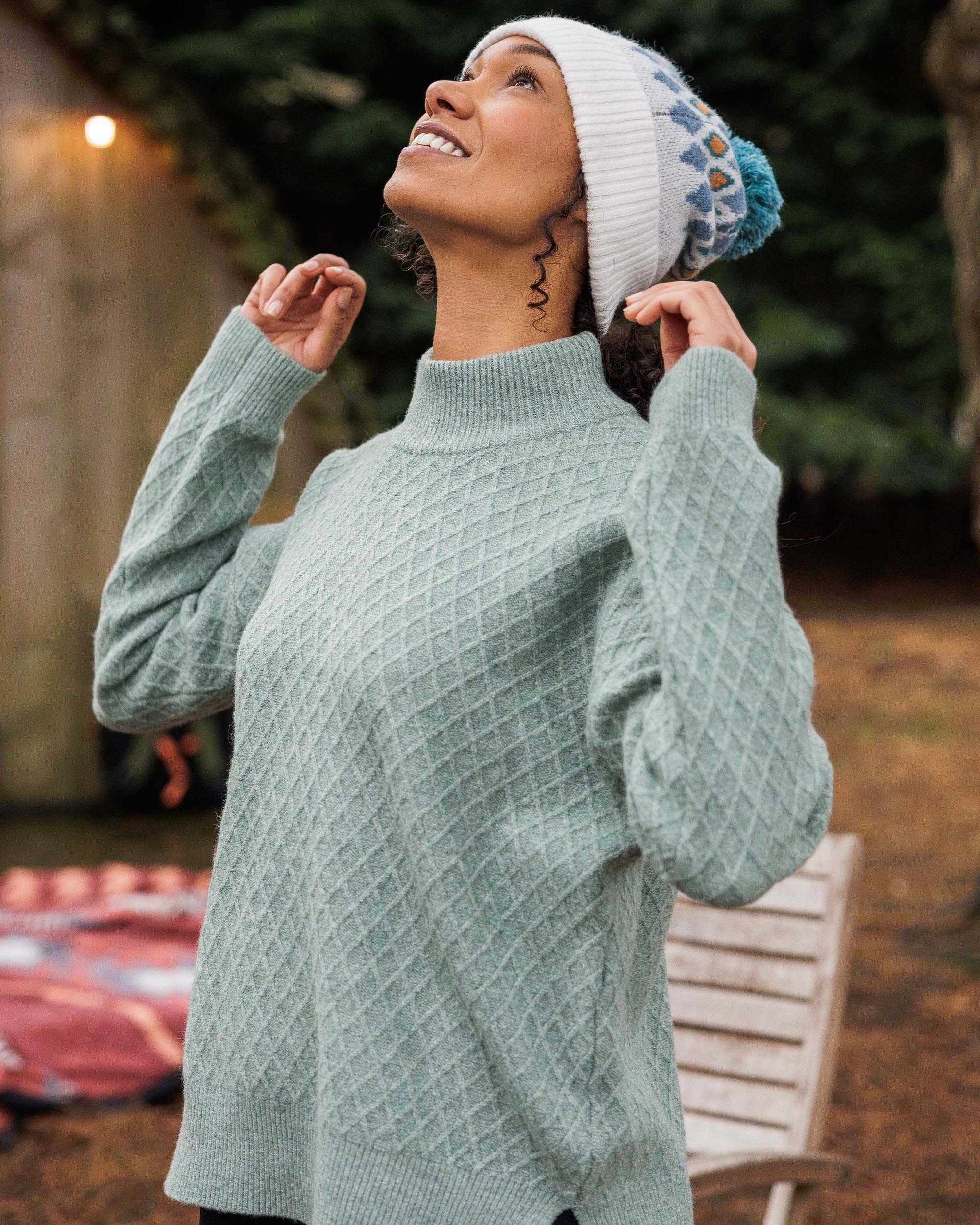 Hinterland Knitted Jumper - Pistachio - Image 7