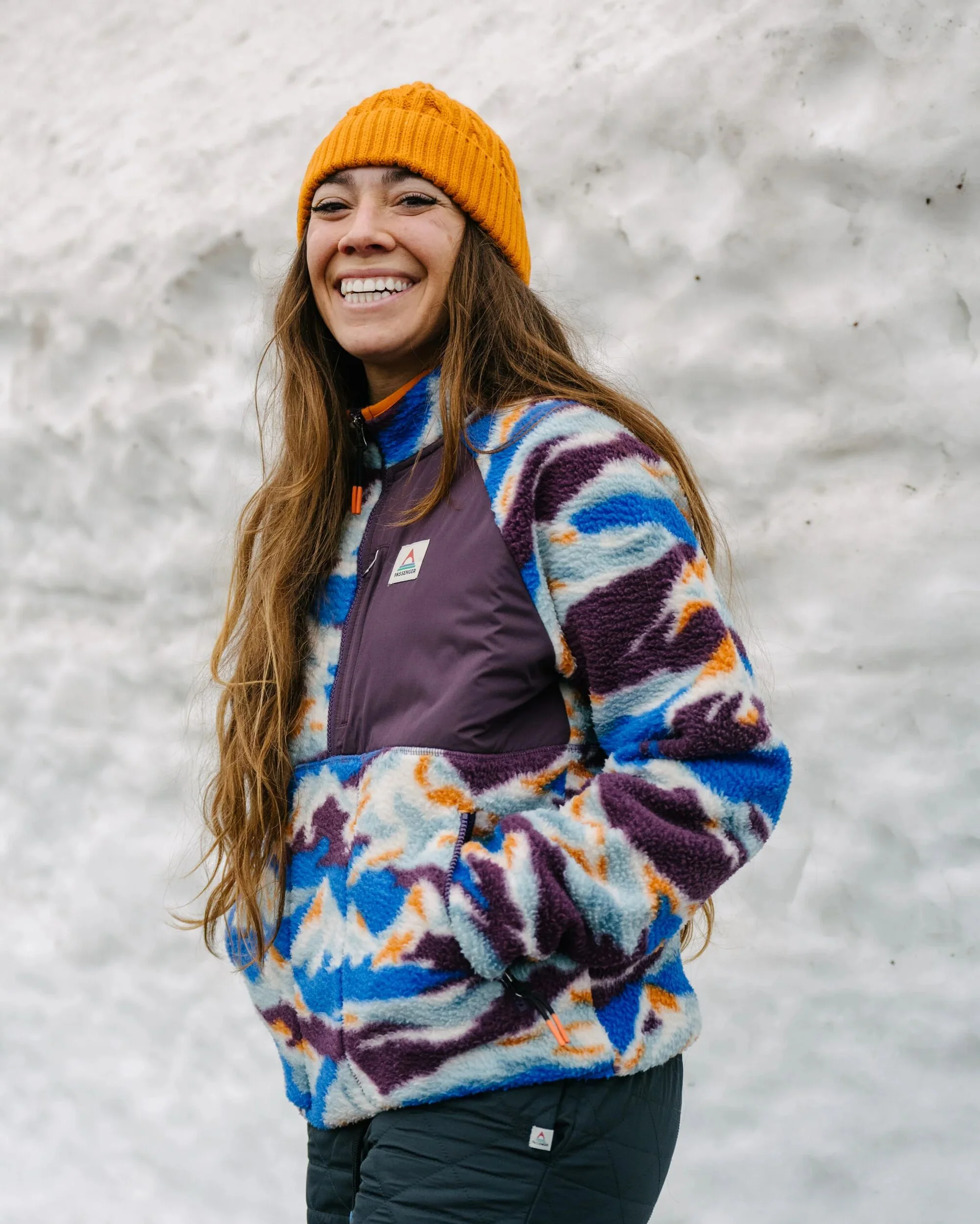 Home Sherpa Fleece - Mount Scenic Azure Blue - Image 3