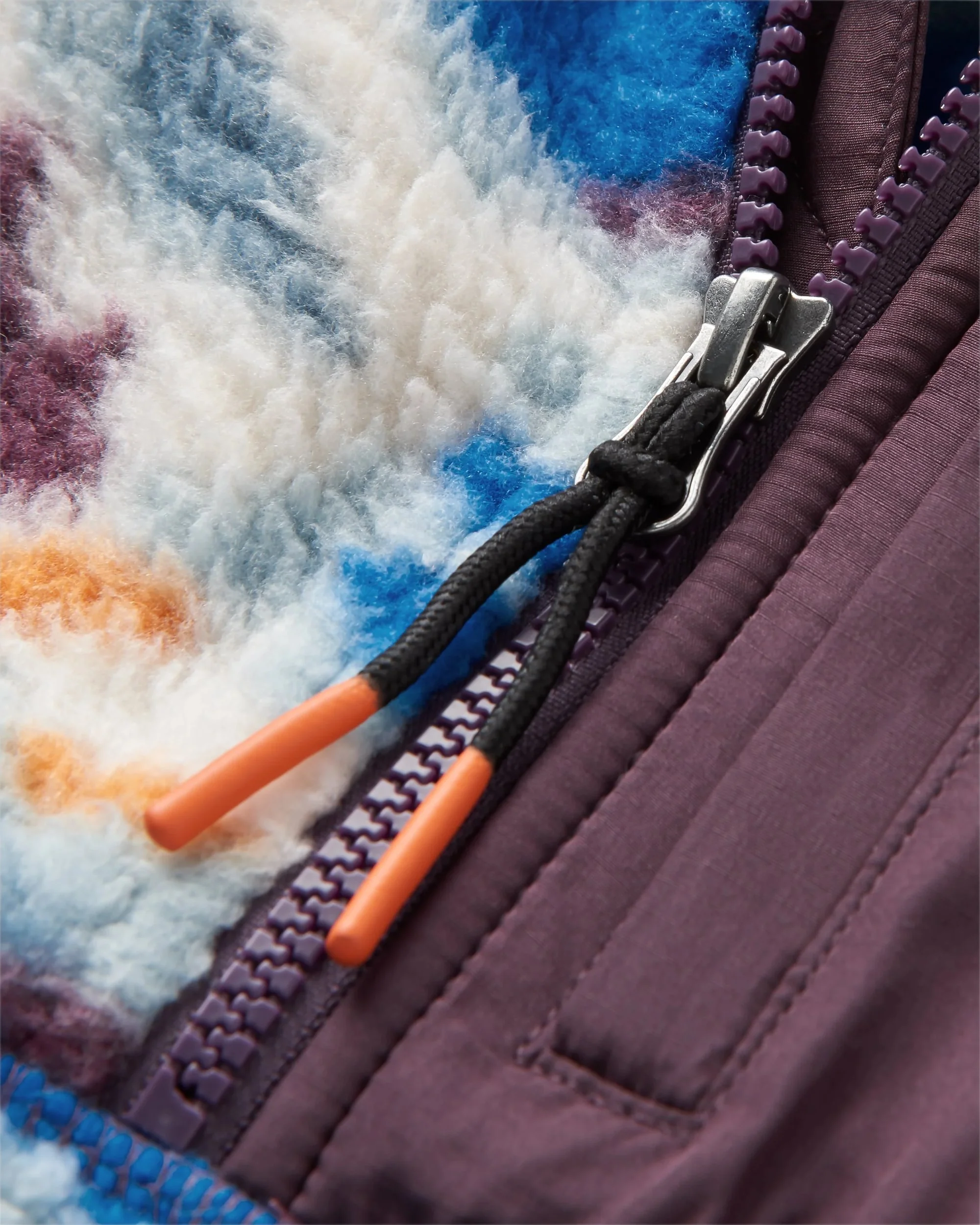 Home Sherpa Fleece - Mount Scenic Azure Blue - Image 5