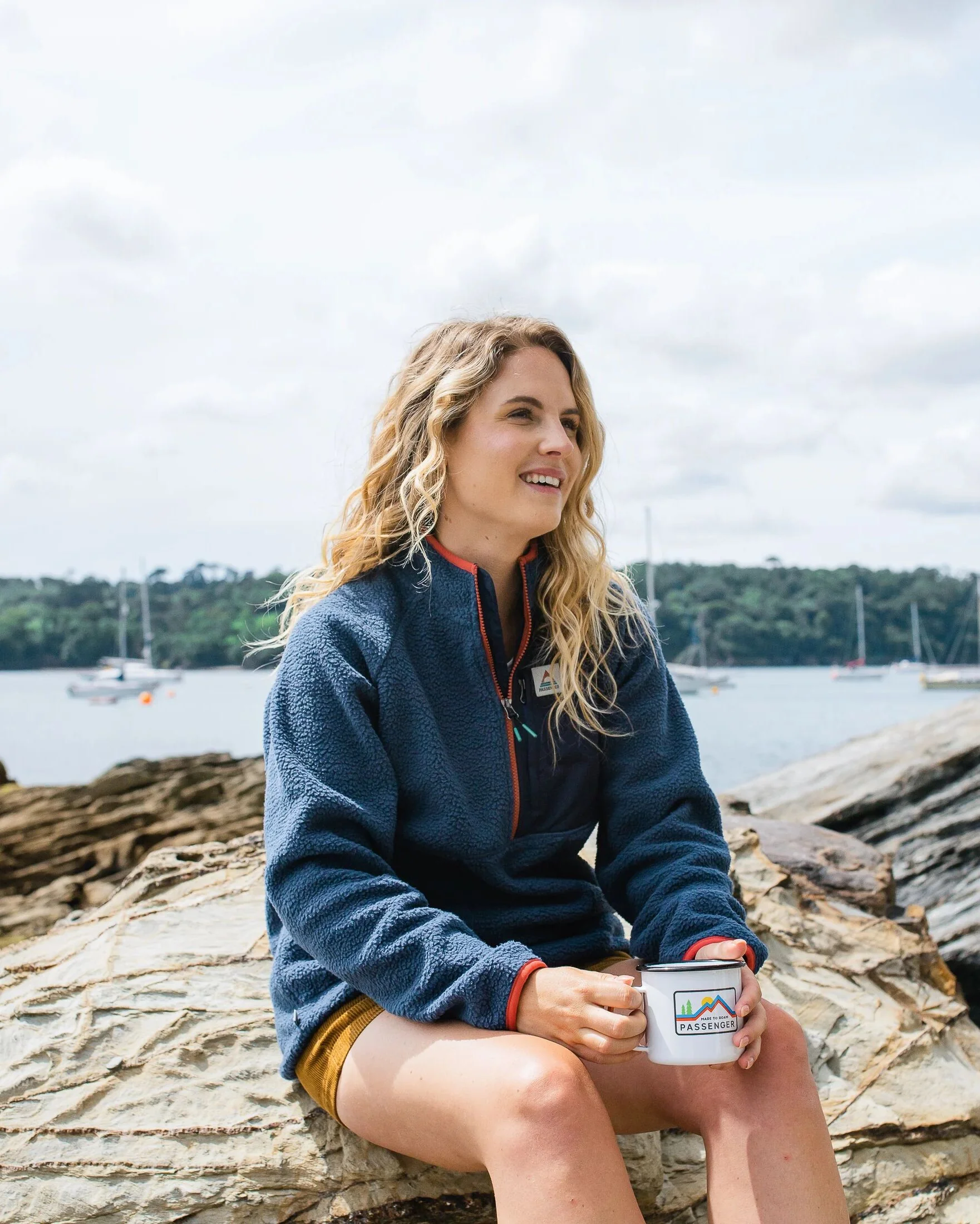 Home Sherpa Fleece - Dark Denim - Image 4