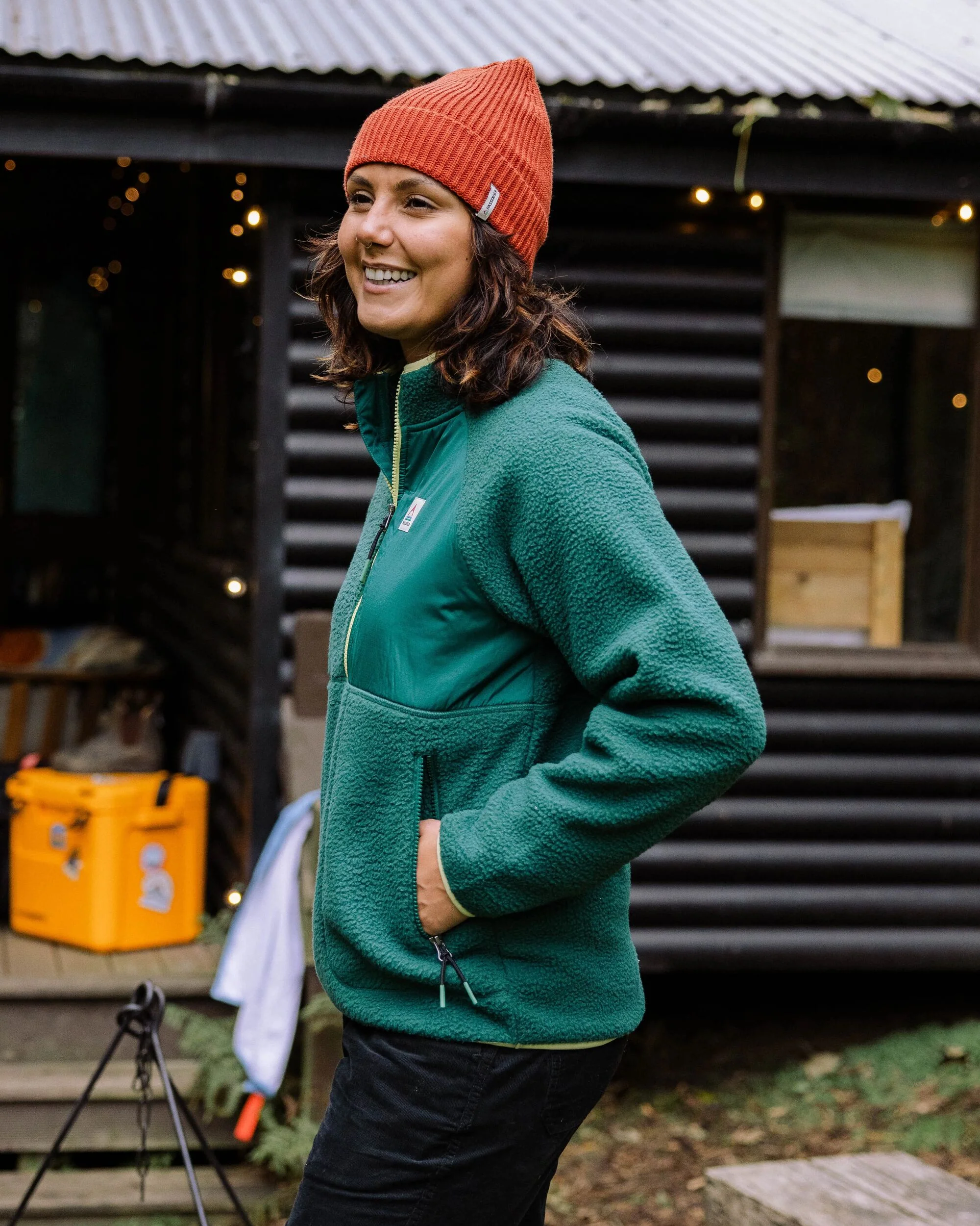 Home Sherpa Fleece - Rain Forest - Image 4