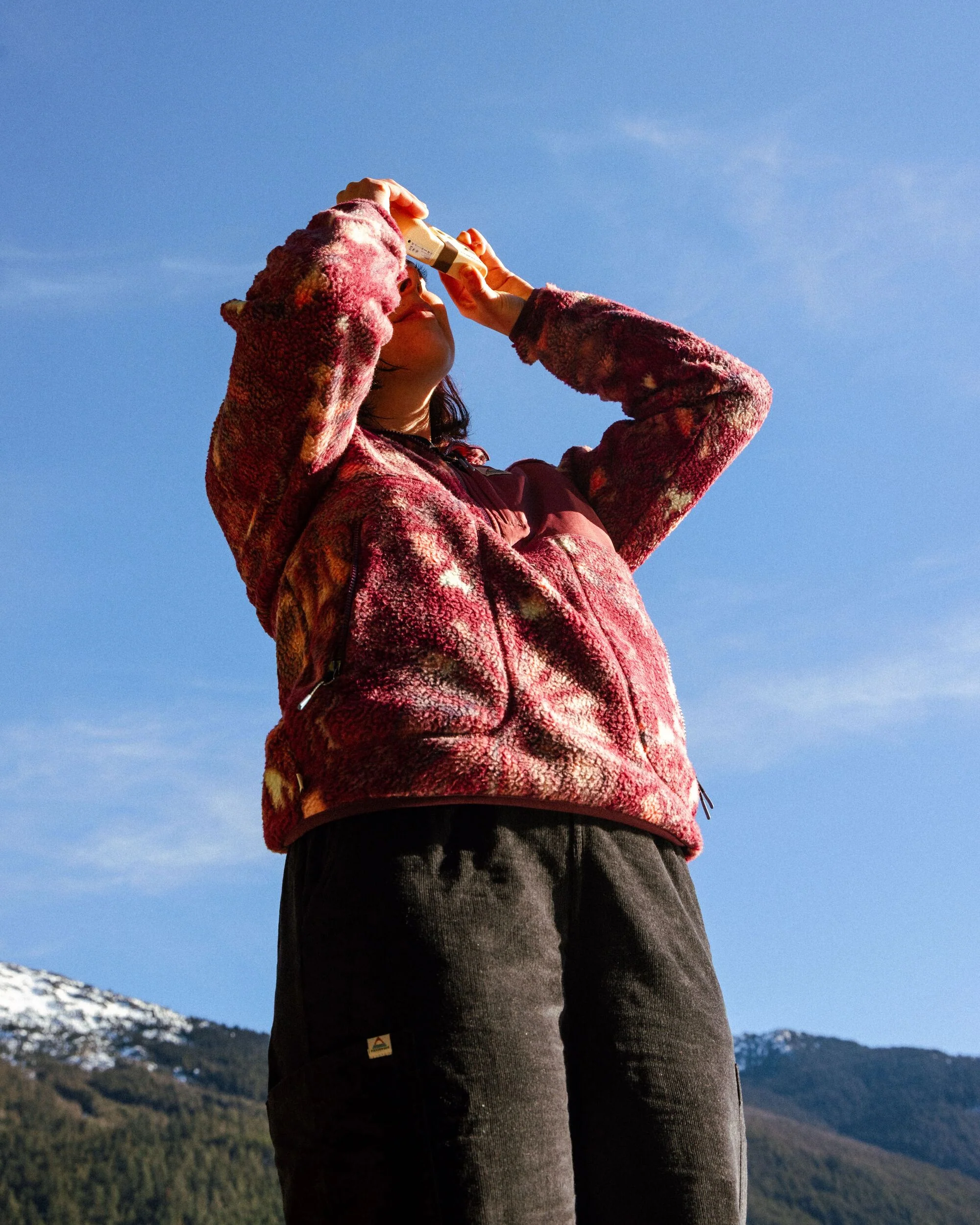 Home Sherpa Fleece - Frost Fig - Image 2