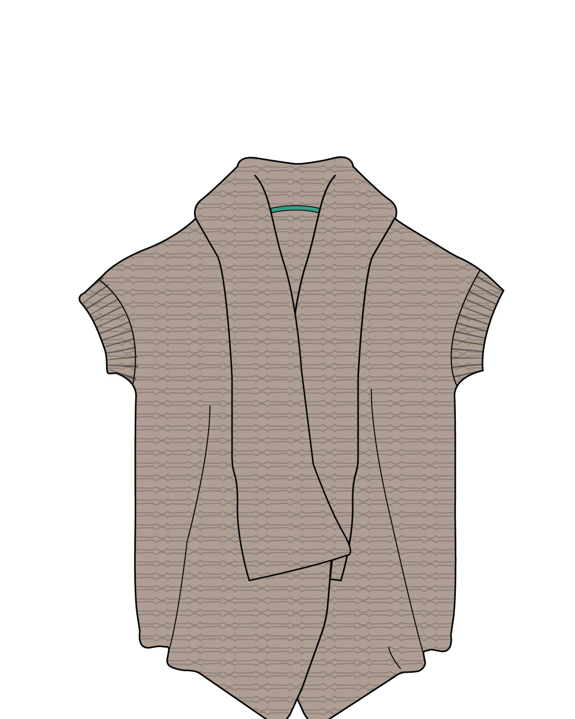 Homely Knitted Cardigan - Simply Taupe - Image 12