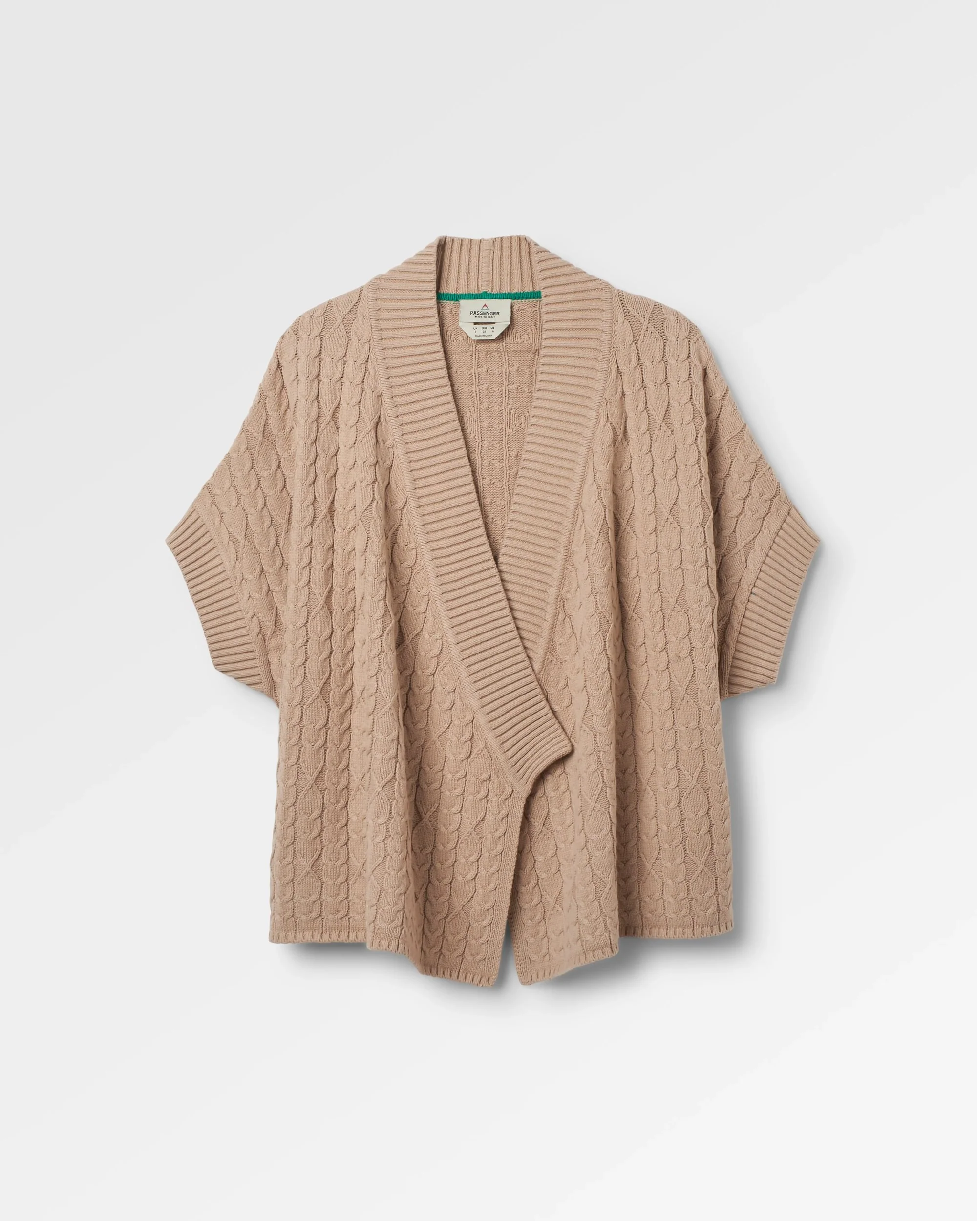 Homely Knitted Cardigan - Simply Taupe - Image 2