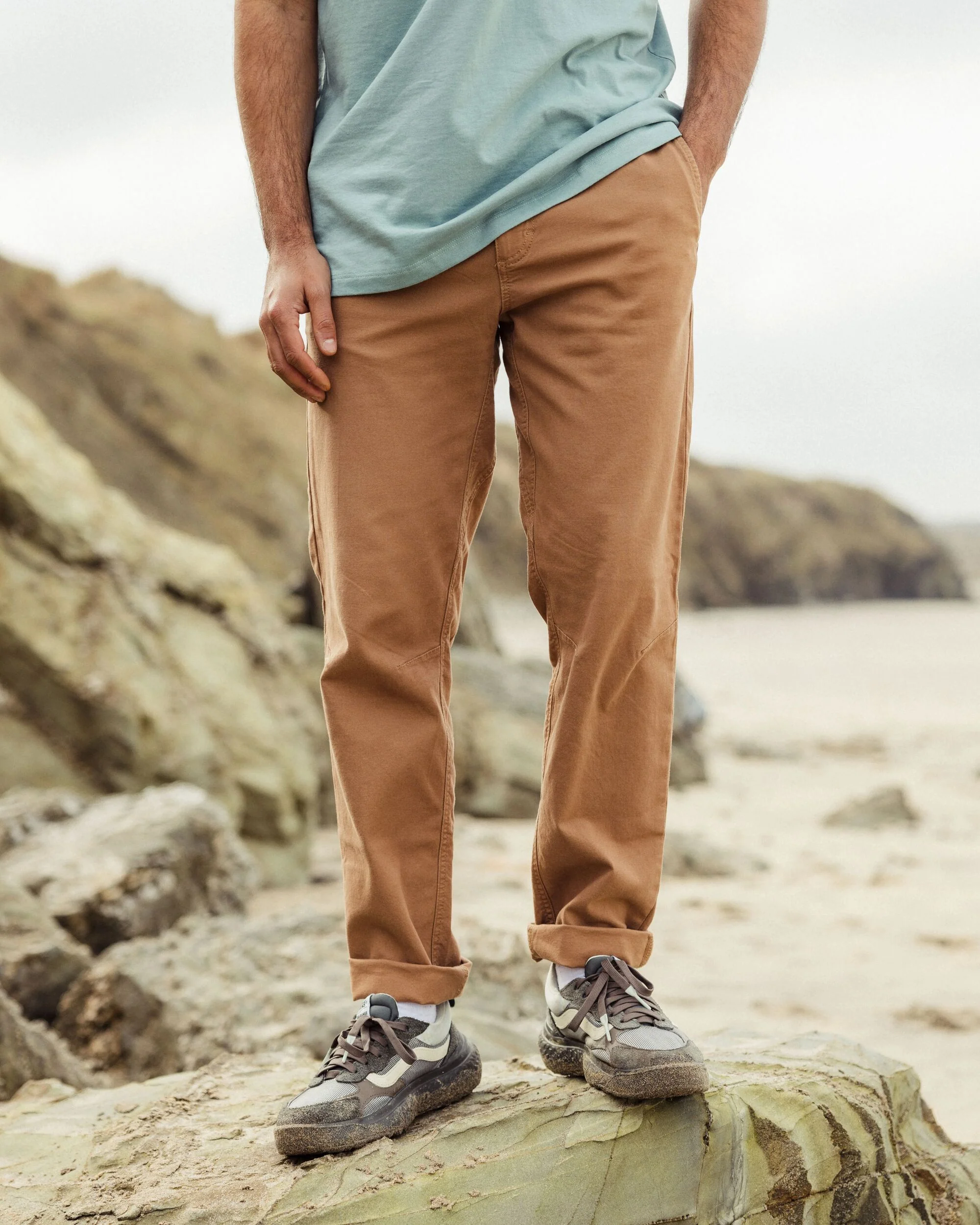 Horizon Regular Fit Trouser - Toffee - Image 3
