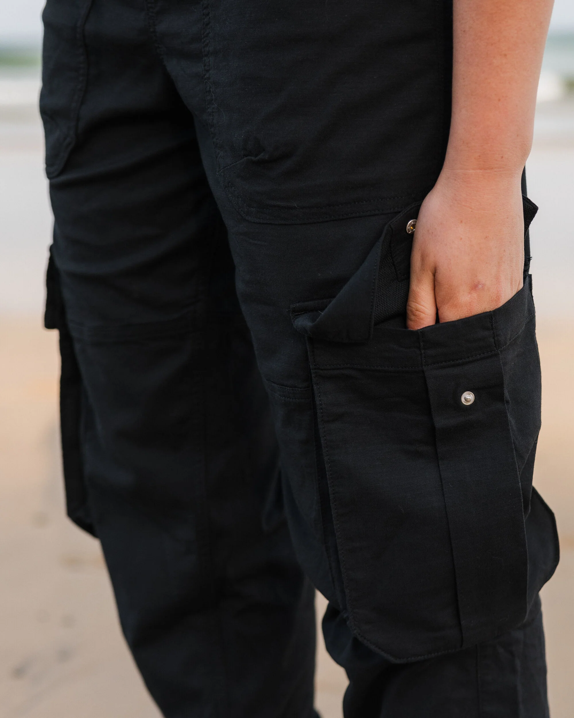Hydrilla Organic Cotton Trouser - Black - Image 4