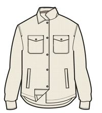 Iguazu Grid Polar Fleece Shirt - Birch - Image 11