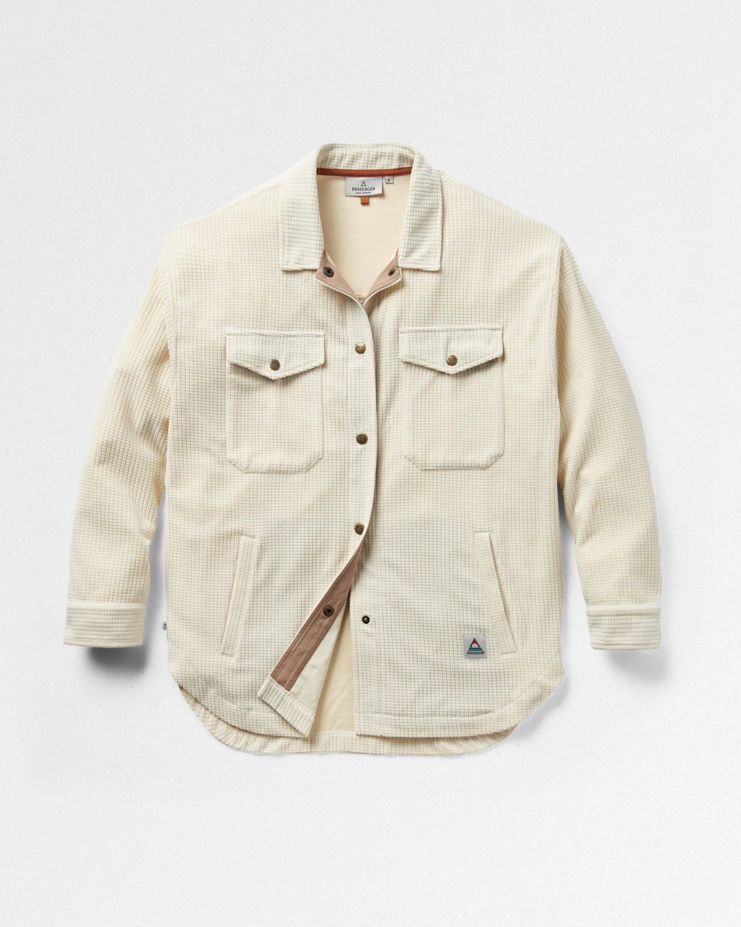 Iguazu Grid Polar Fleece Shirt - Birch - Image 7
