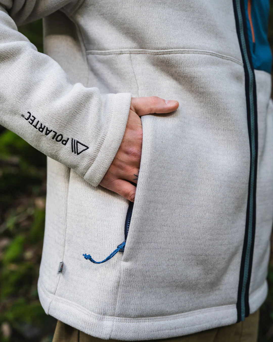 Men's Incline Polartec® Fleece - Vintage White - Image 4