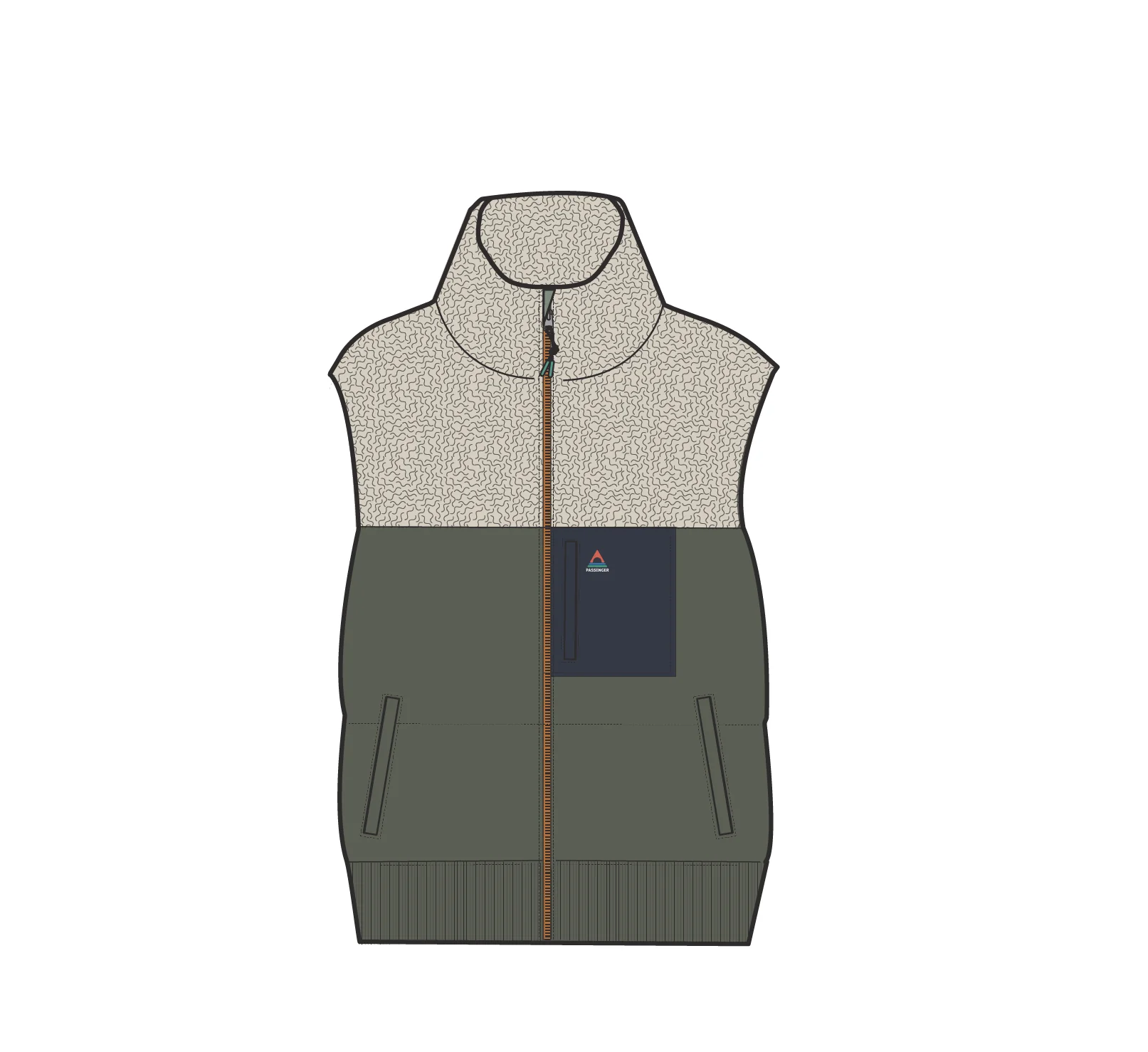 Inspire Insulated Gilet - Dusty Olive - Image 9