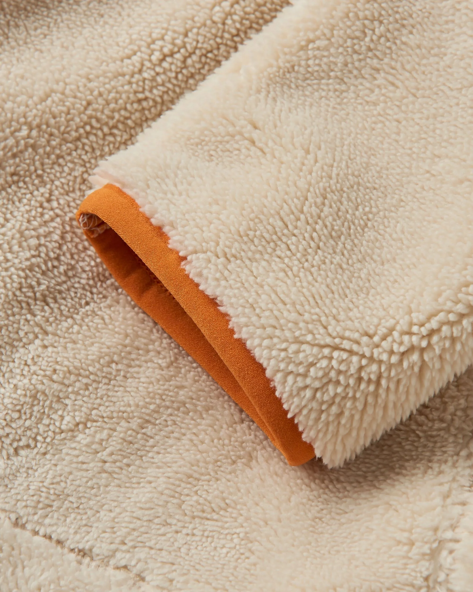 Iris Collarless Fleece Jacket - Oatmeal - Image 7