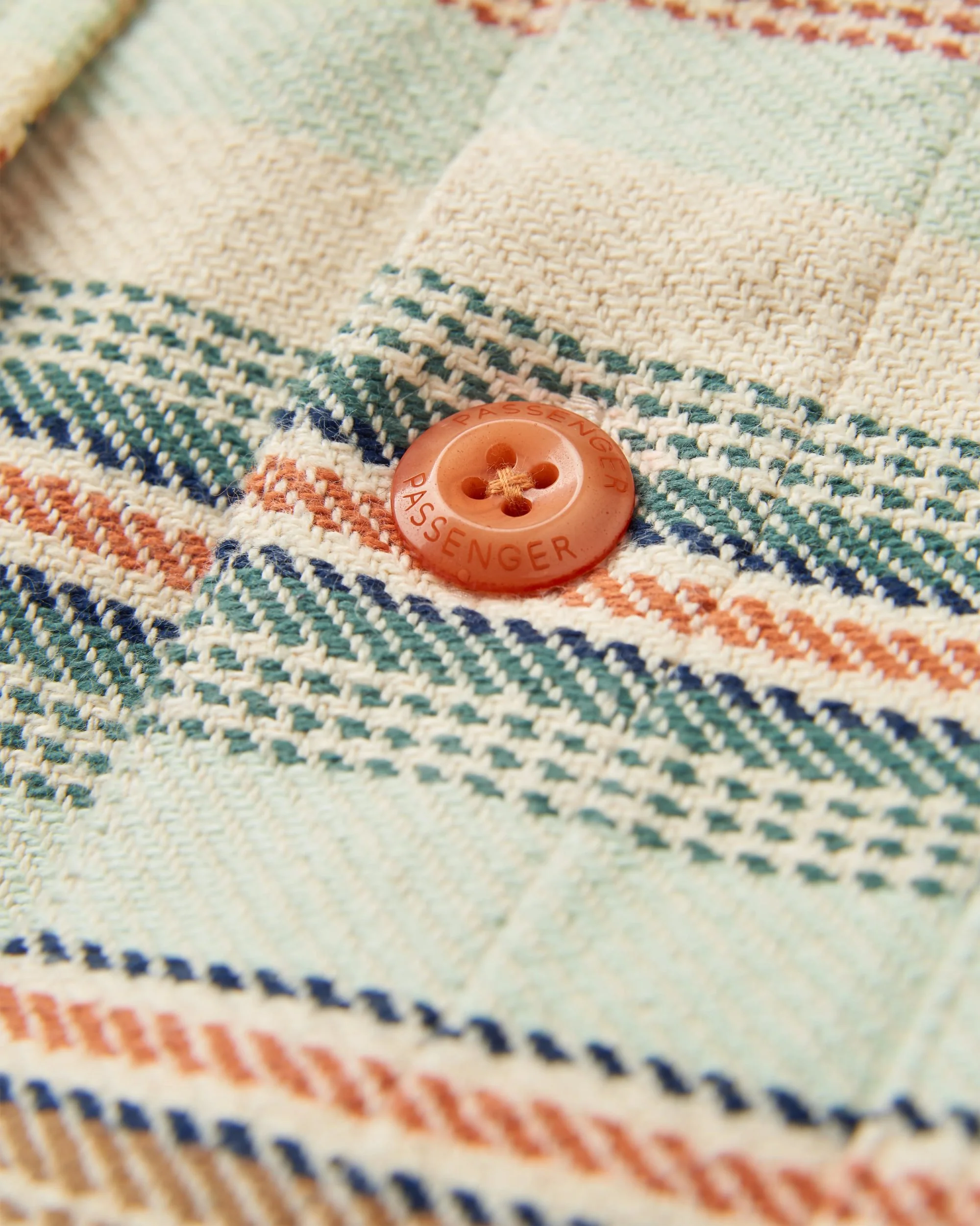 Island Twill Shirt - Birch Beach Stripe - Image 6
