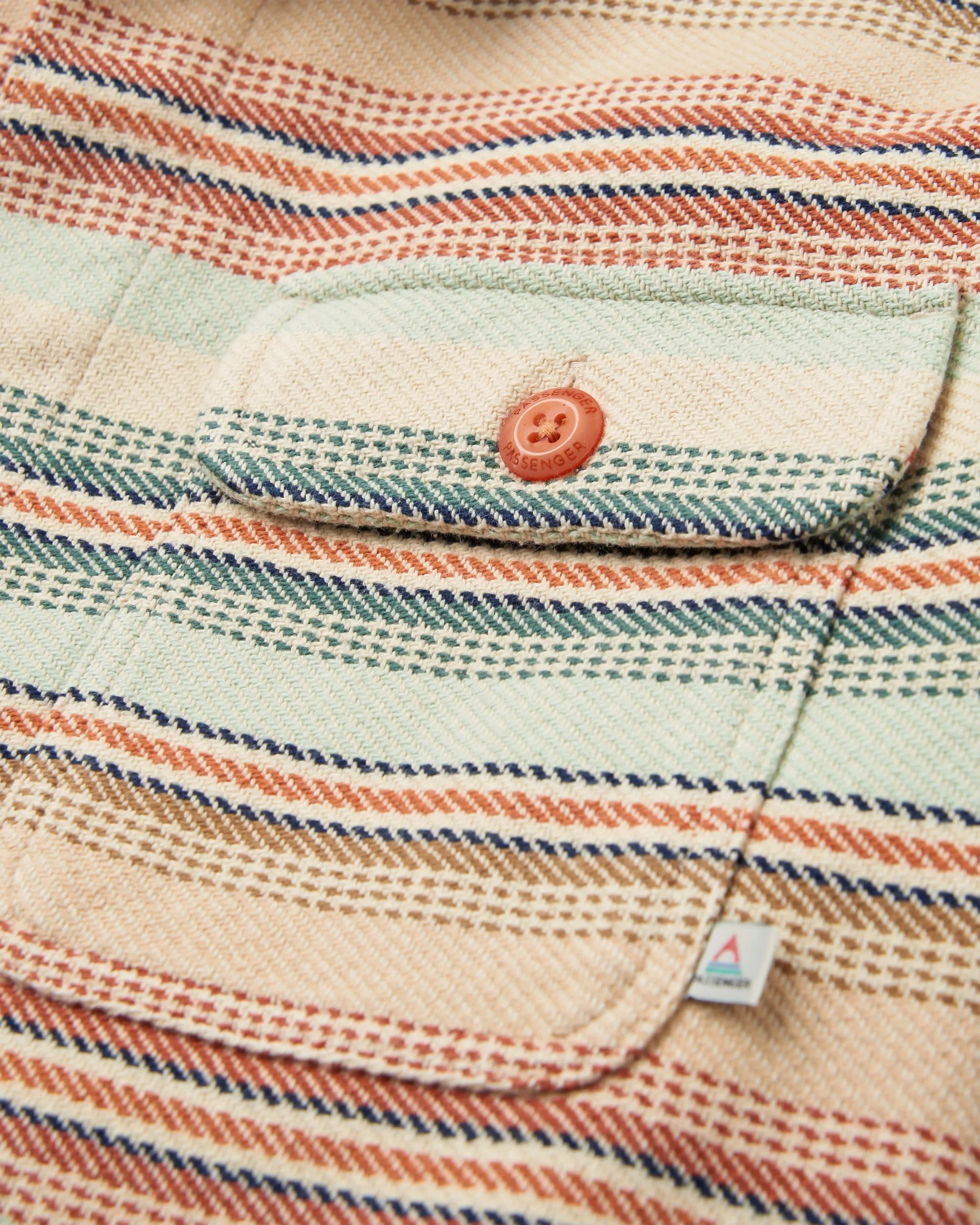 Island Twill Shirt - Birch Beach Stripe - Image 7