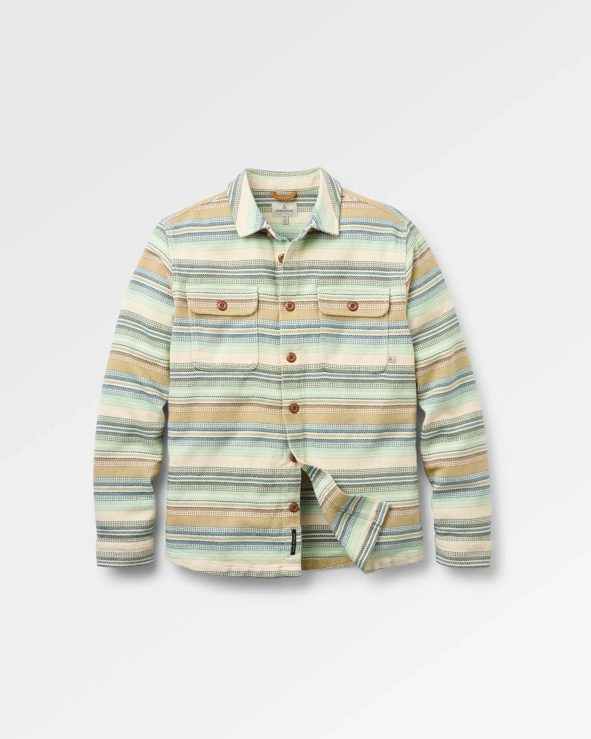 Island Twill Shirt - Caramel Beach Stripe - Image 2