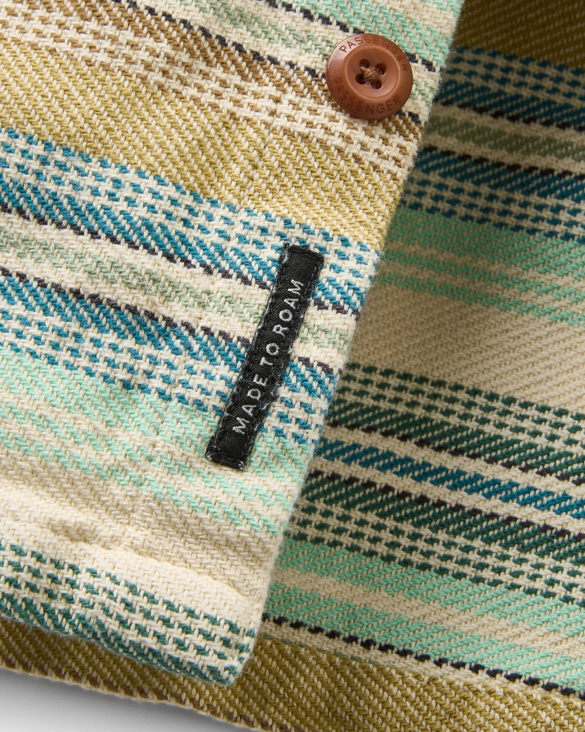 Island Twill Shirt - Caramel Beach Stripe - Image 7