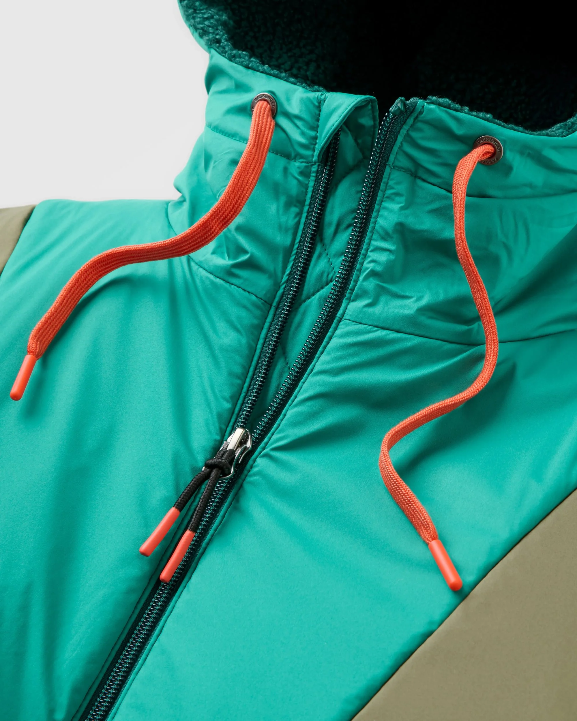 Joy Full Zip Hooded Sherpa Fleece - Greenlake/Rain Forest - Image 8