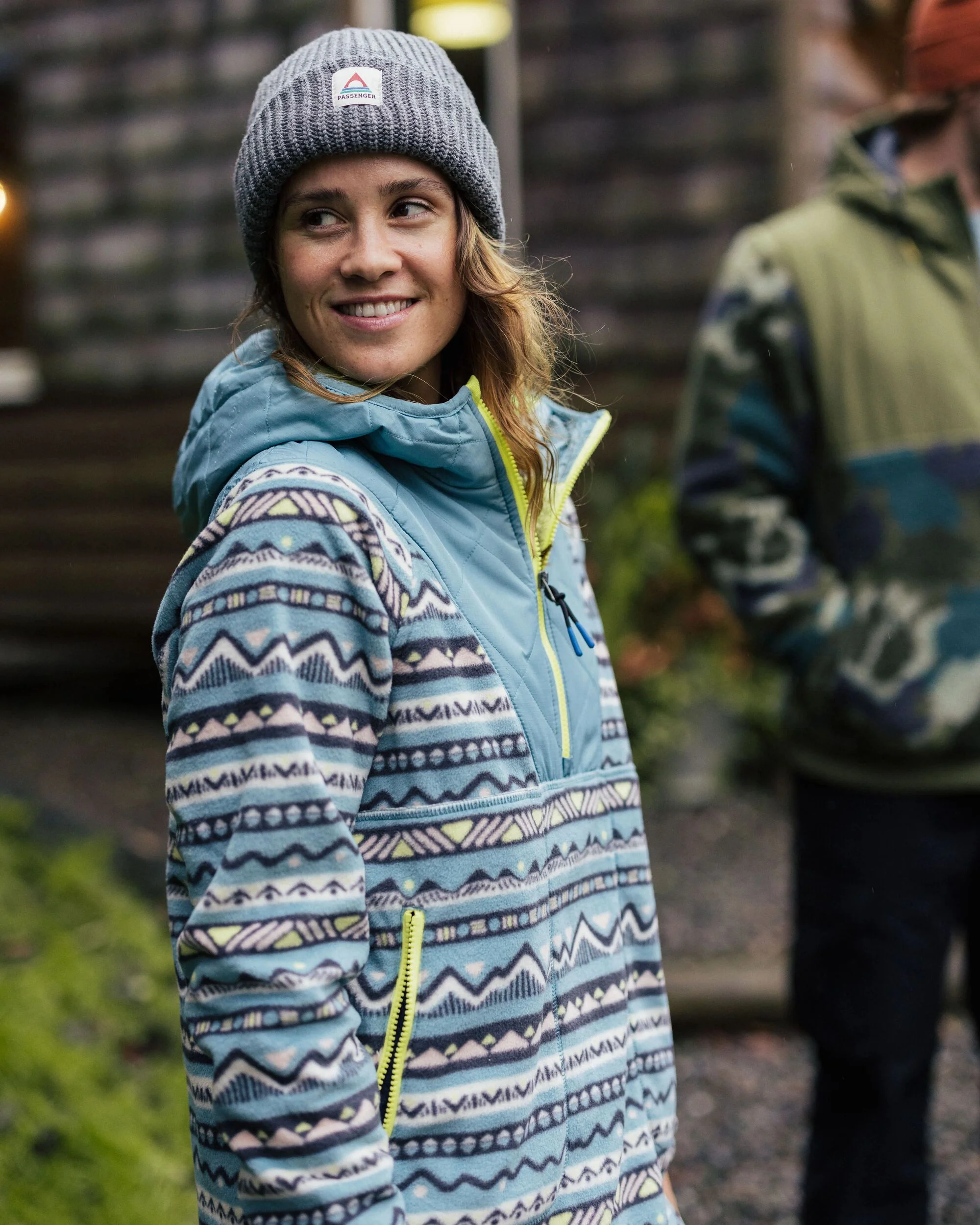 Juana Polar Hooded Fleece - Mountain Geo Arctic - Image 3