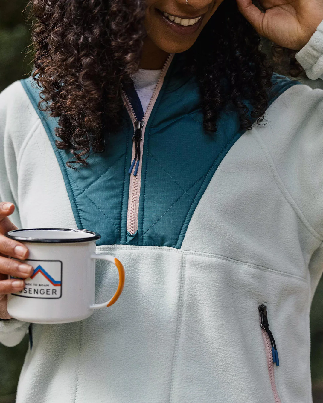 Juana Polar Hooded Fleece - Surf Spray - Image 3