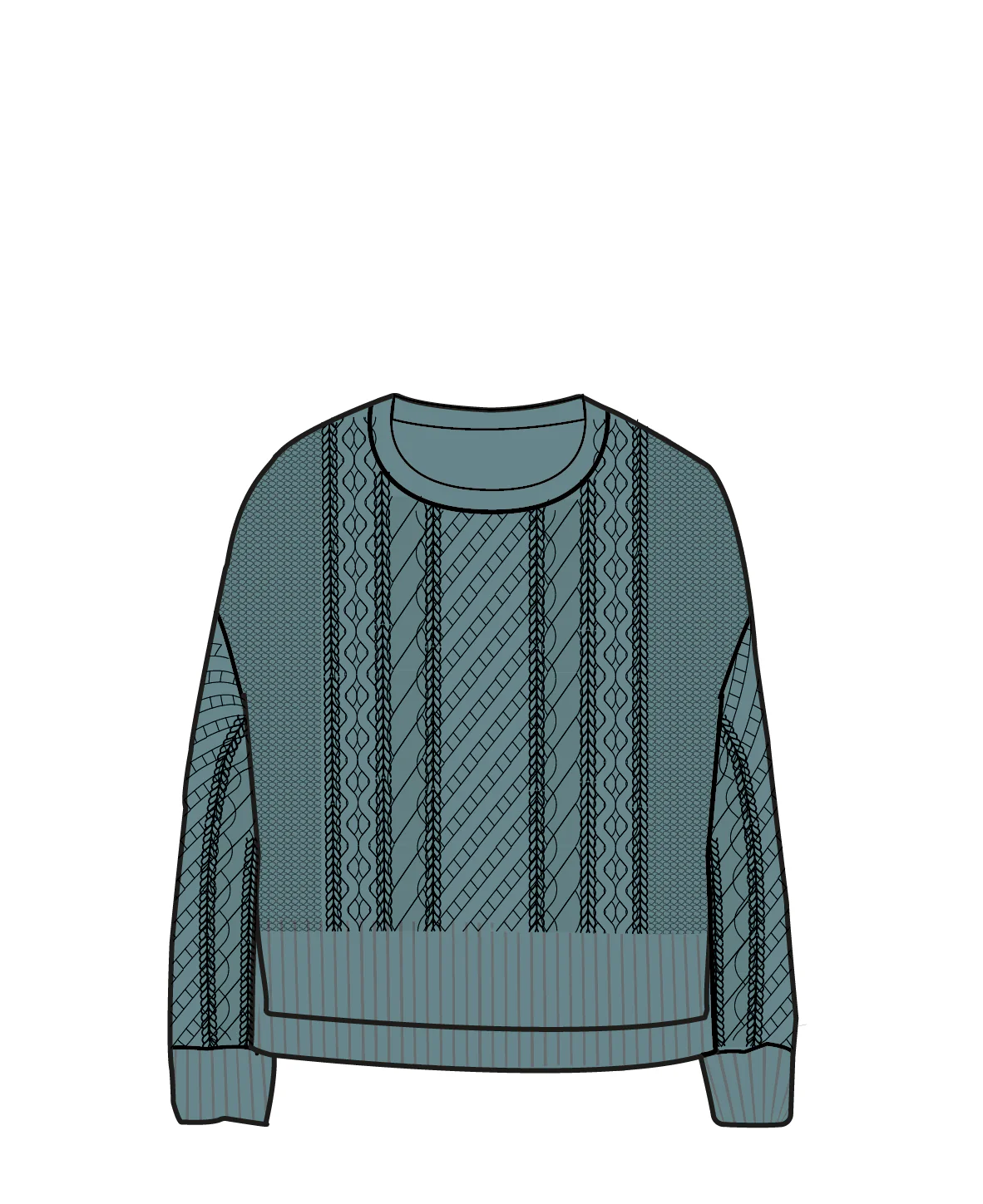 Juniper Knitted Jumper - Arctic - Image 9