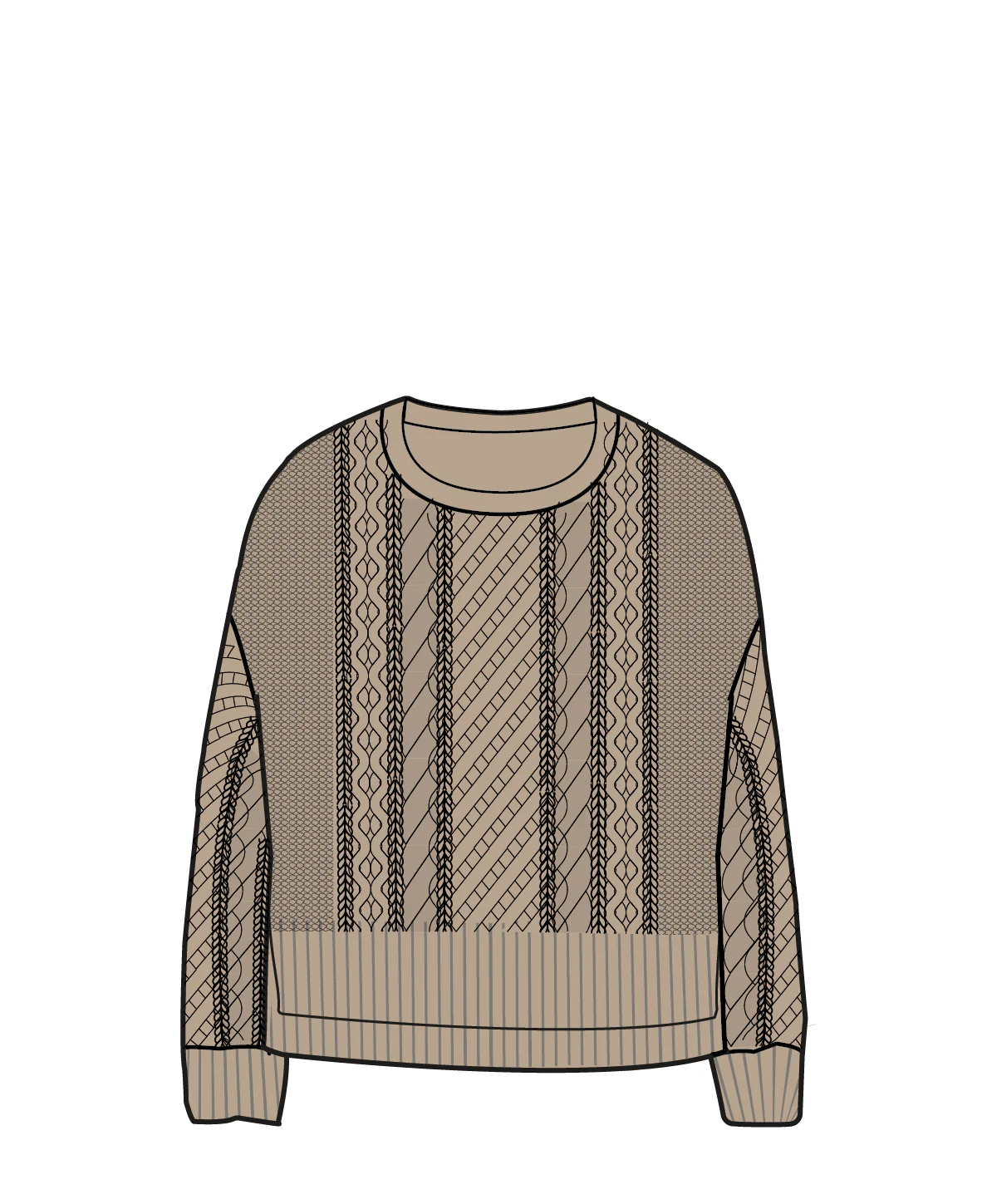 Juniper Knitted Jumper - Biscuit - Image 10