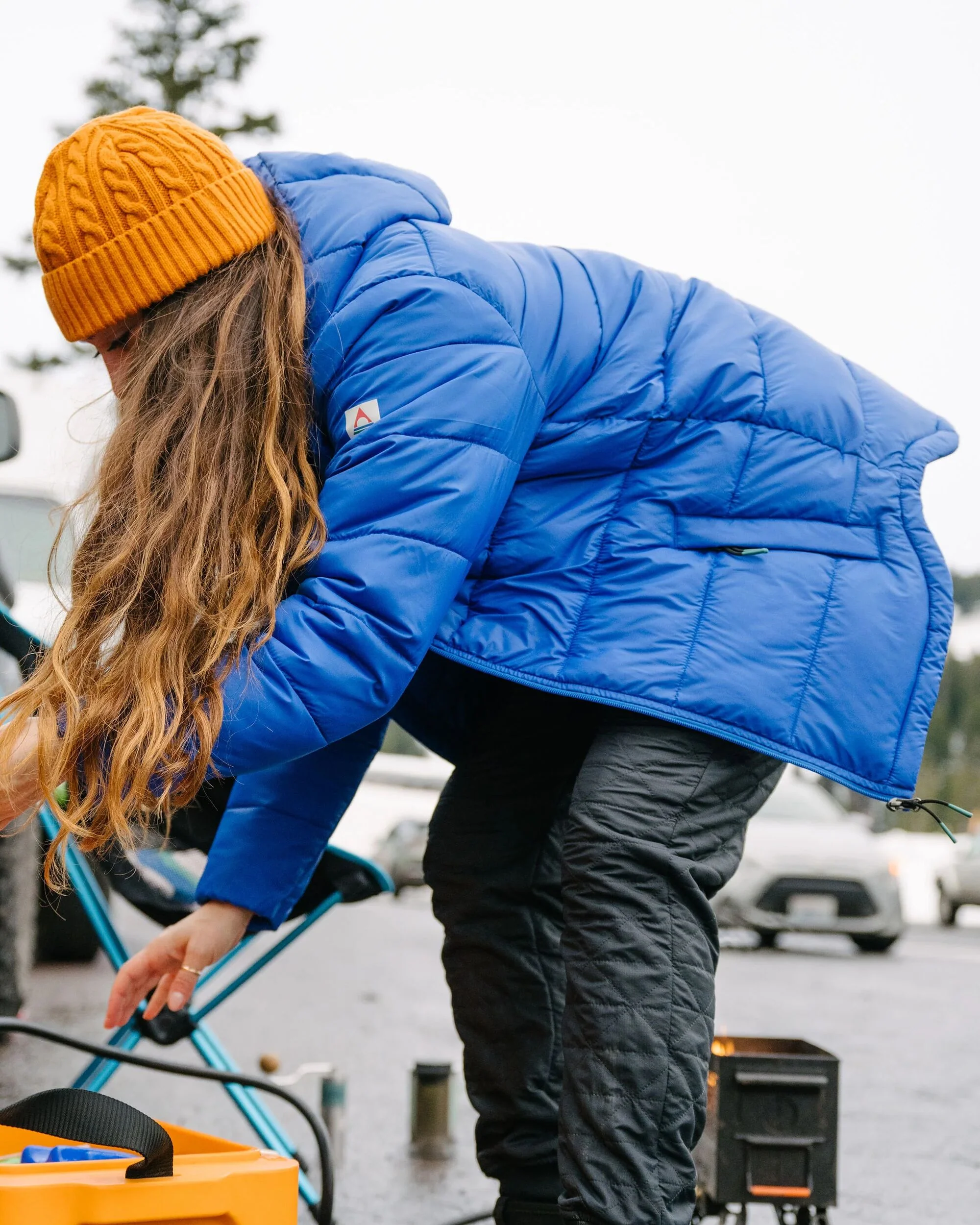 Kai Insulated Jacket - Azure Blue - Image 3