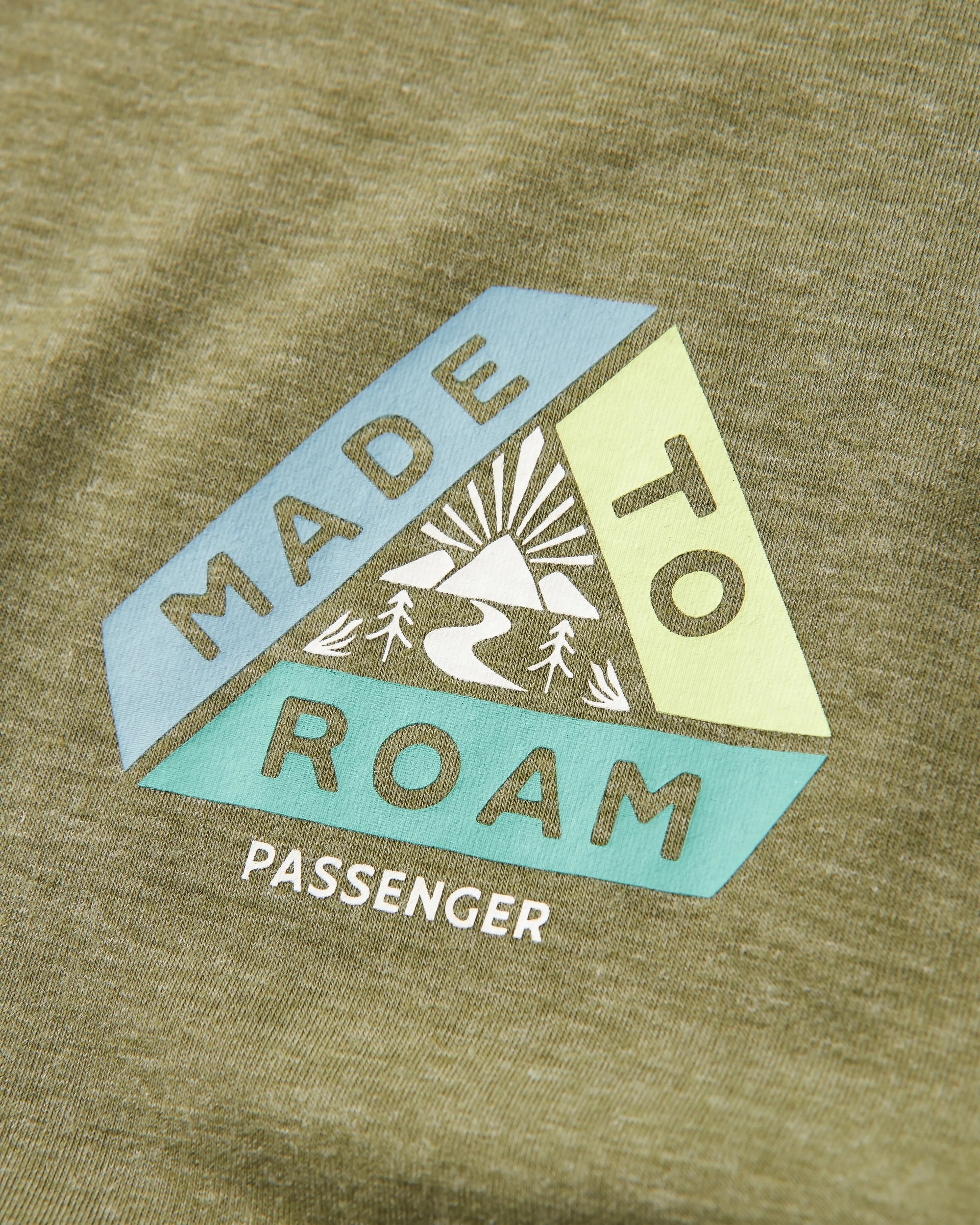 Kirkwood Textured Active T-Shirt - Khaki - Image 3