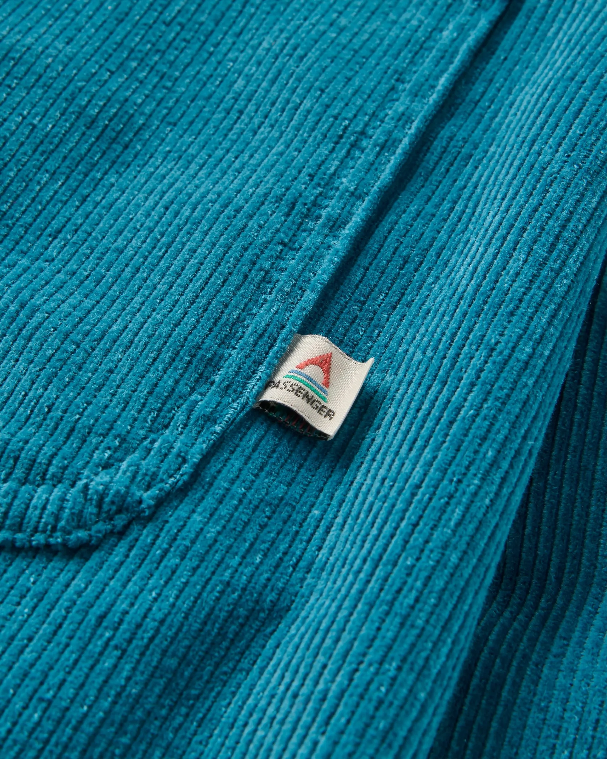 Kodiak Sherpa Lined Cord Overshirt - Blue Steel - Image 6