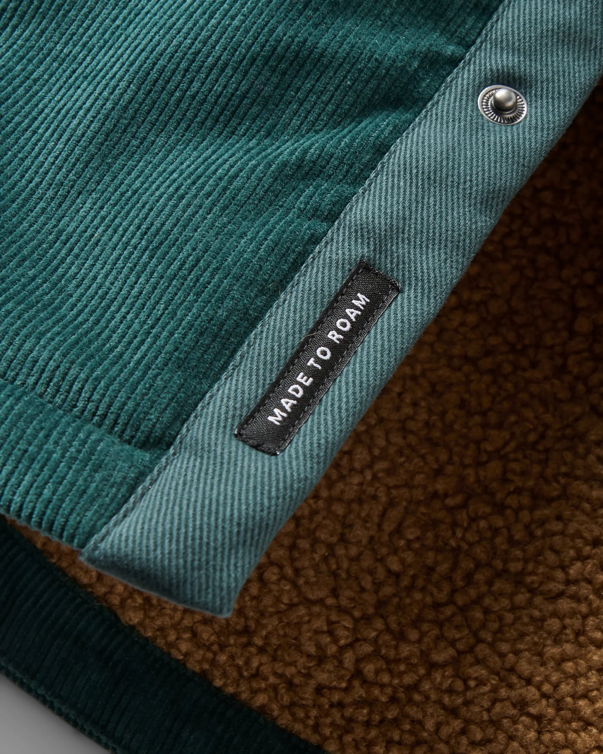 Kodiak Sherpa Lined Cord Overshirt - Dark Fern - Image 8
