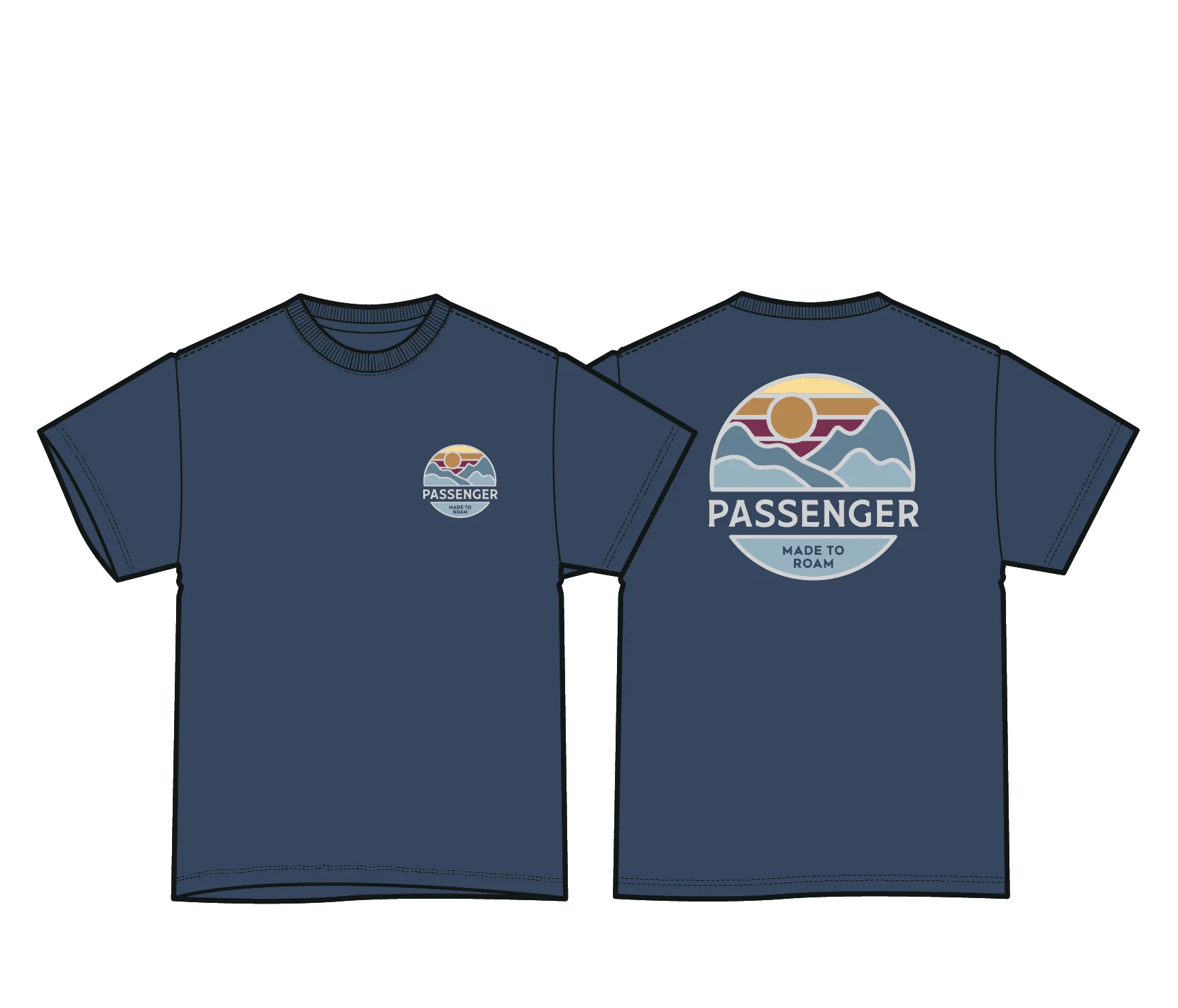 Laidback Relaxed Fit T-Shirt - Dark Denim - Image 7