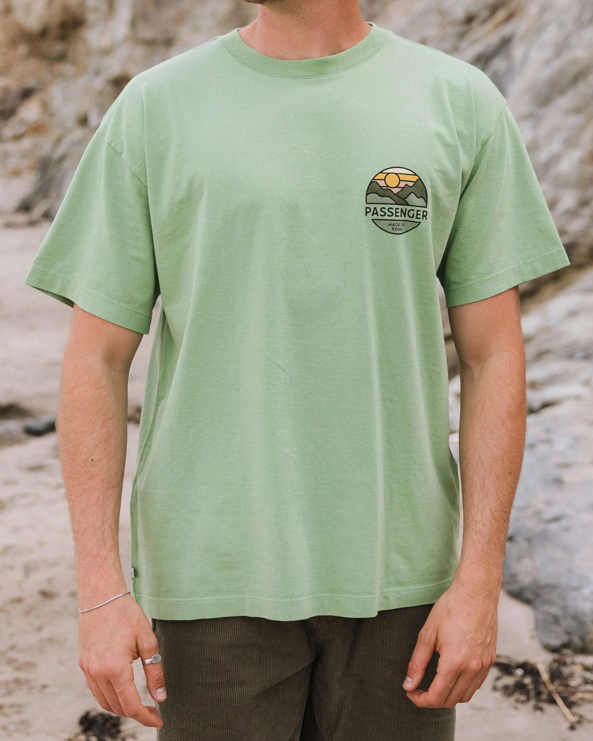 Laidback Relaxed Fit T-Shirt - Stem Green - Image 3