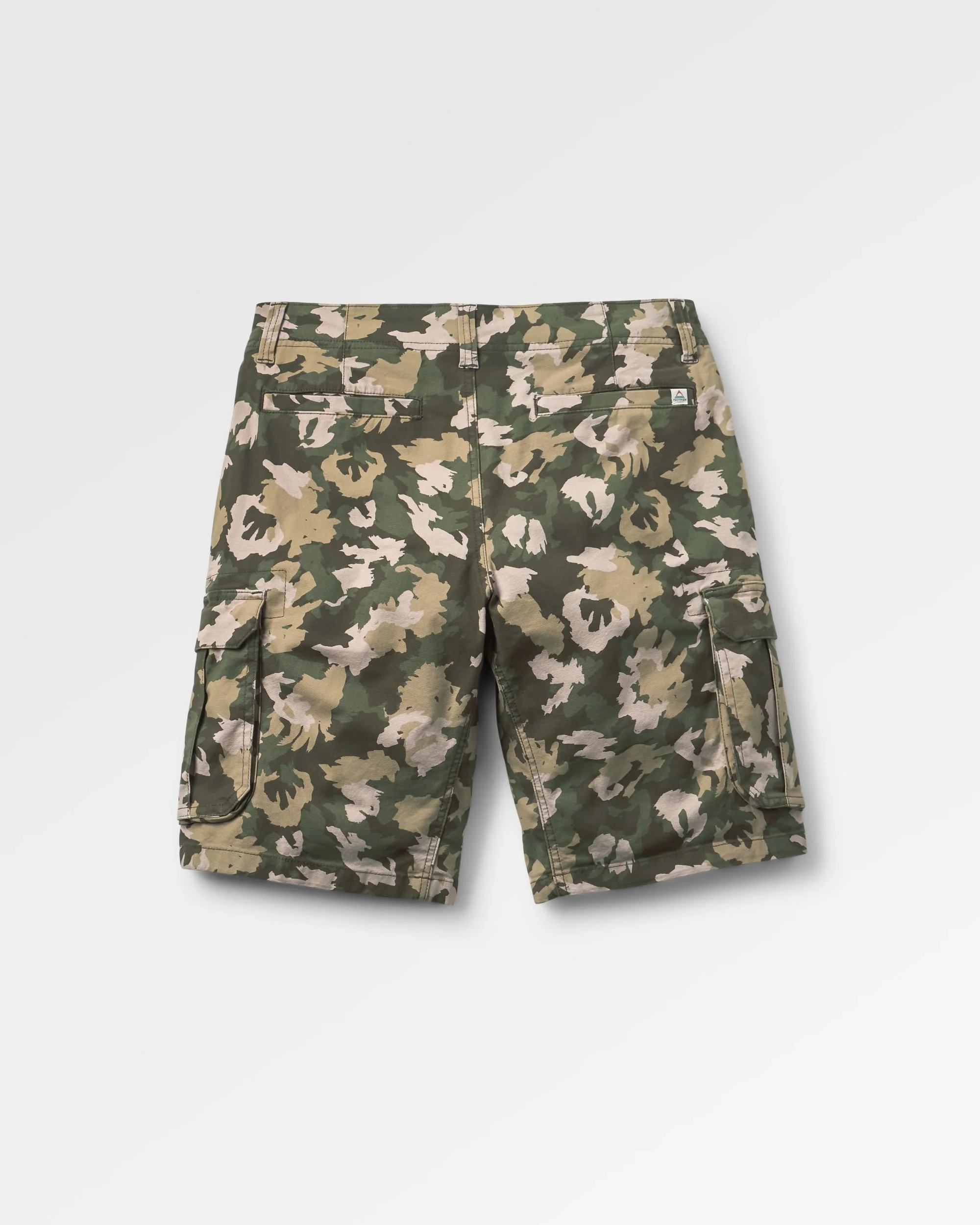Lakeside Cargo Cotton Short - Woodland Camo Khaki - Image 4