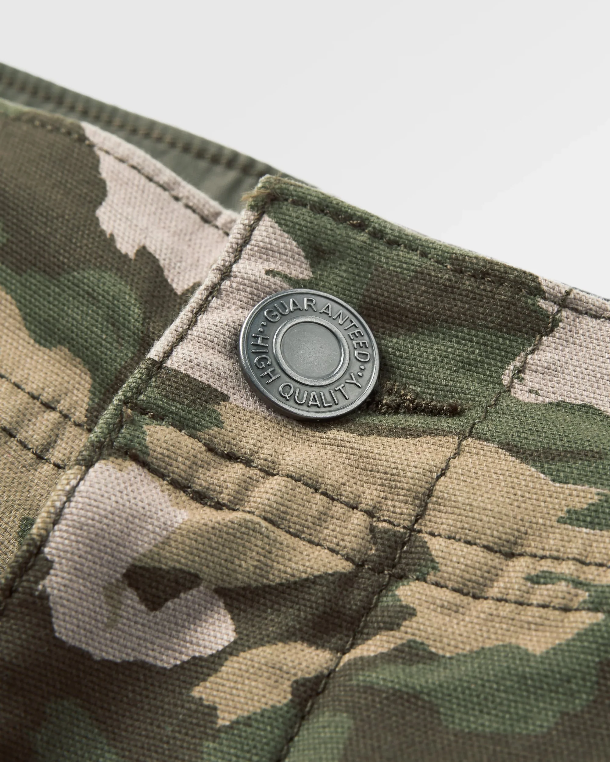 Lakeside Cargo Cotton Short - Woodland Camo Khaki - Image 5