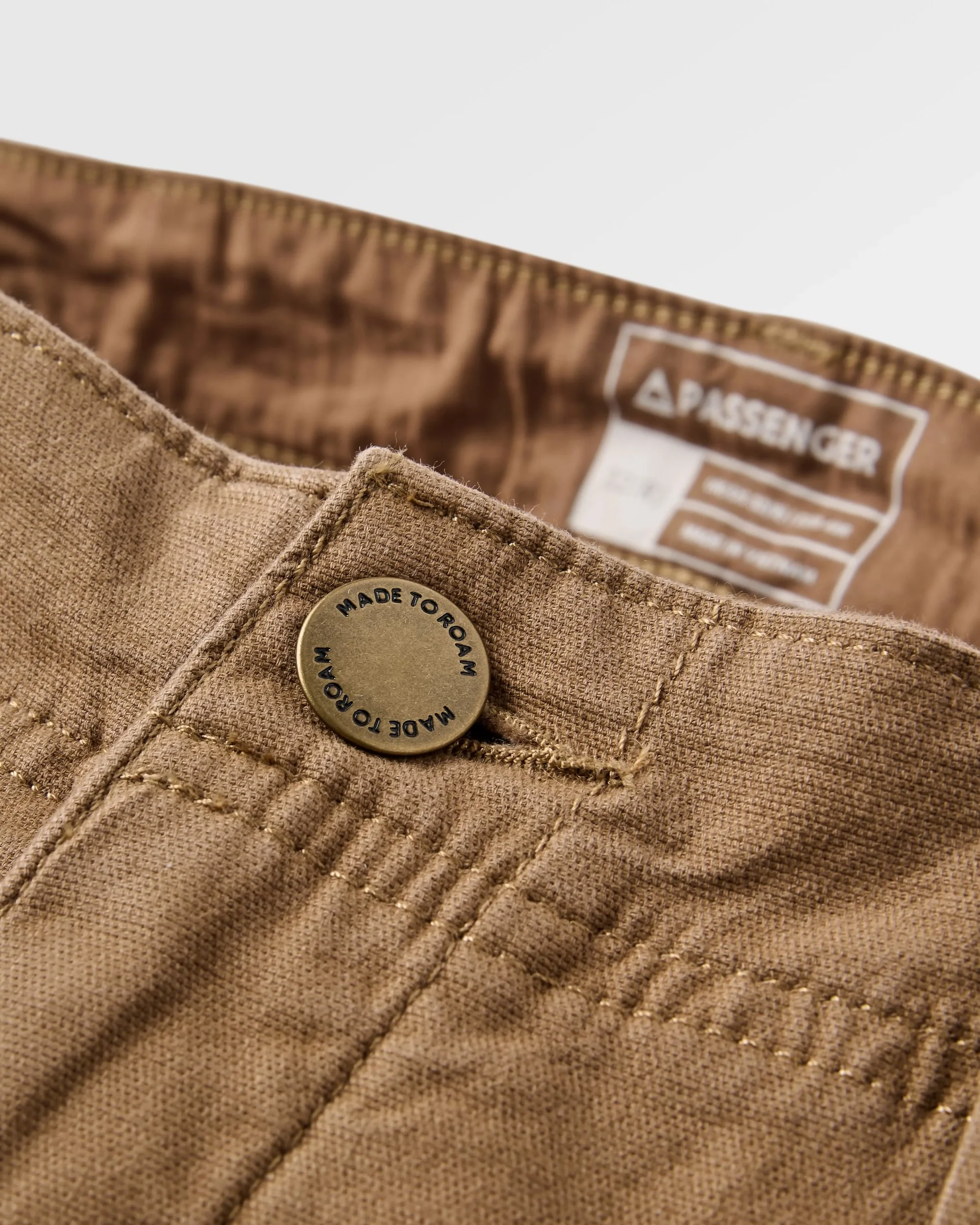 Lakeside Cargo Cotton Trouser - Caramel - Image 6