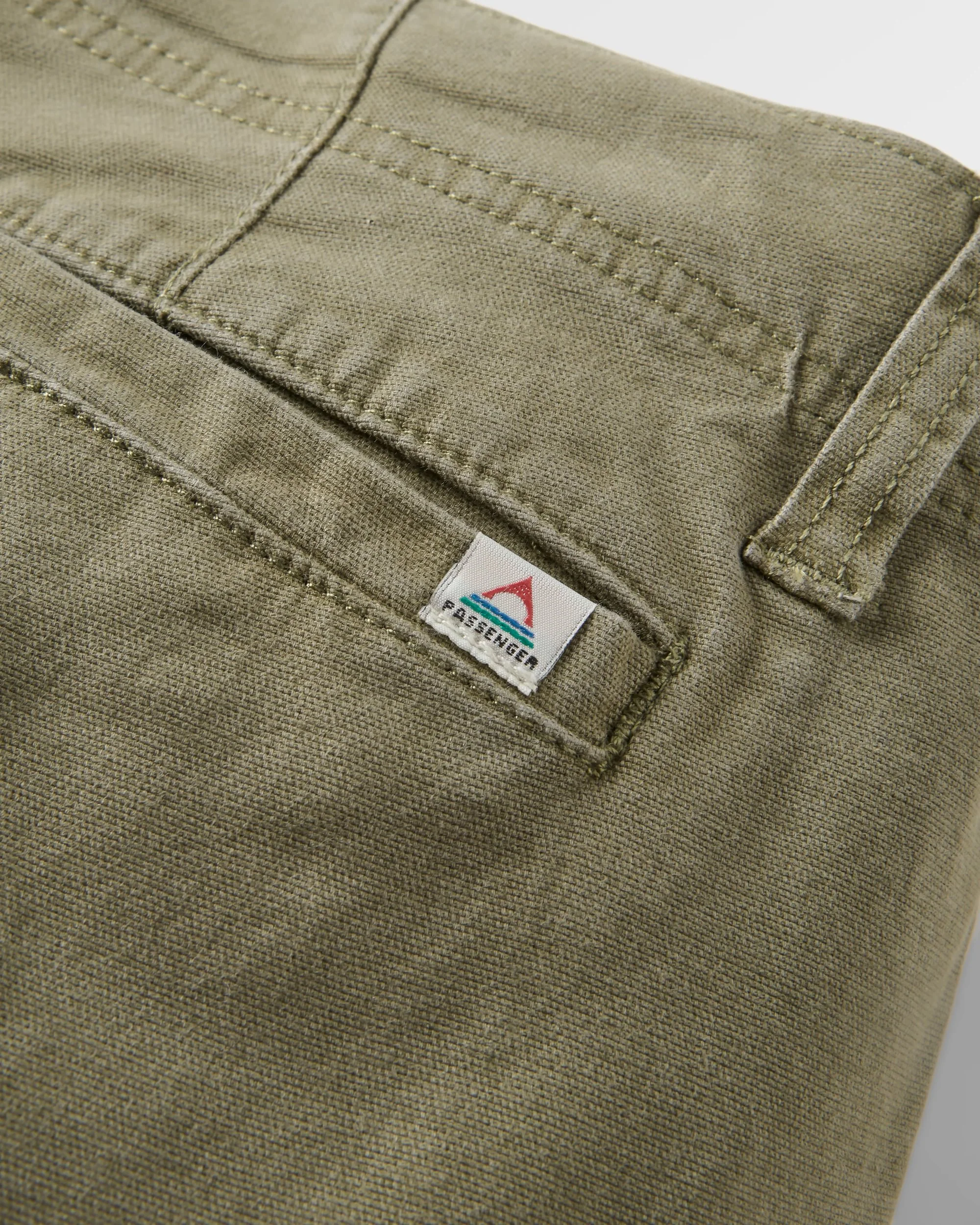 Lakeside Cargo Cotton Trouser - Dusty Olive - Image 10