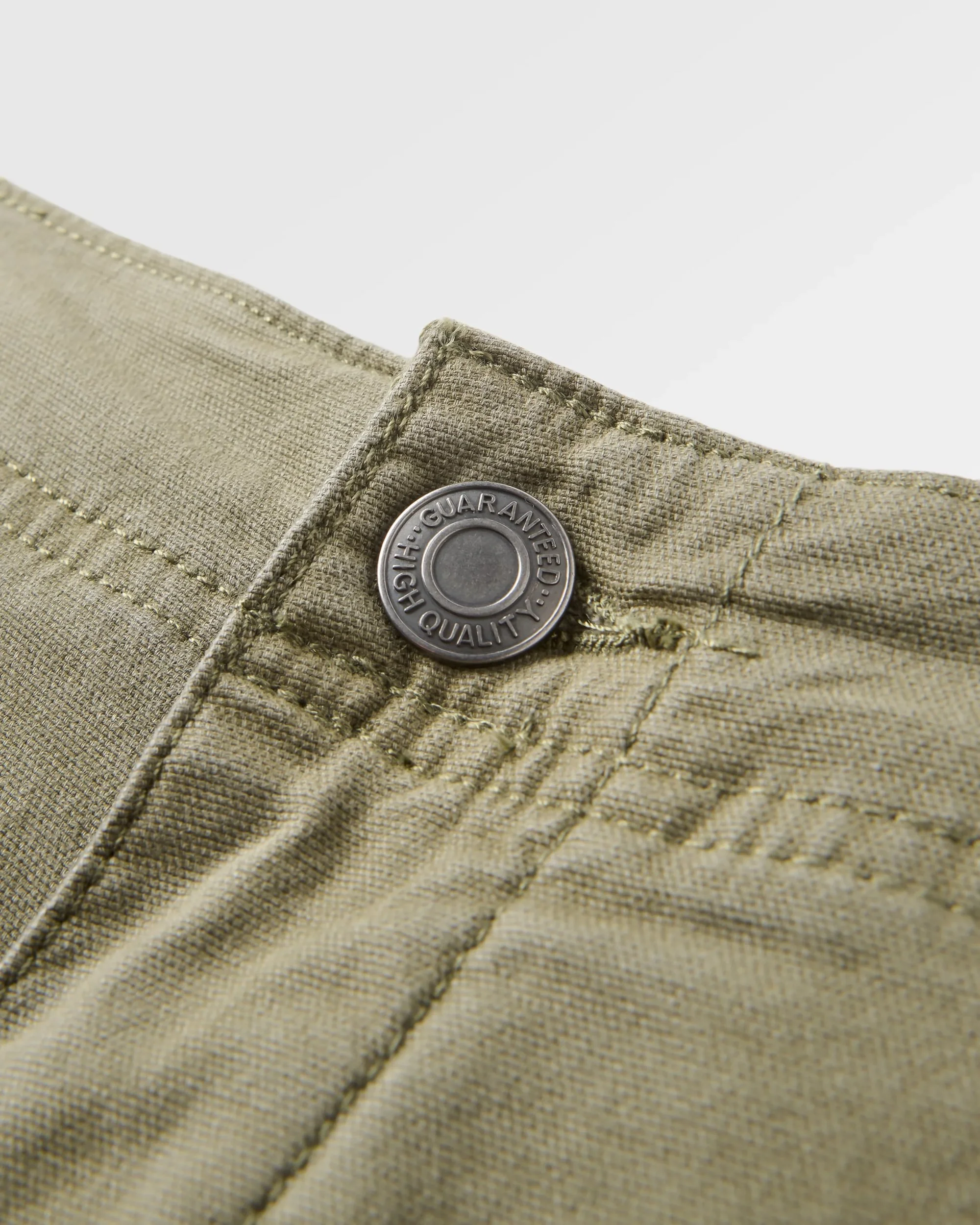Lakeside Cargo Cotton Trouser - Dusty Olive - Image 11